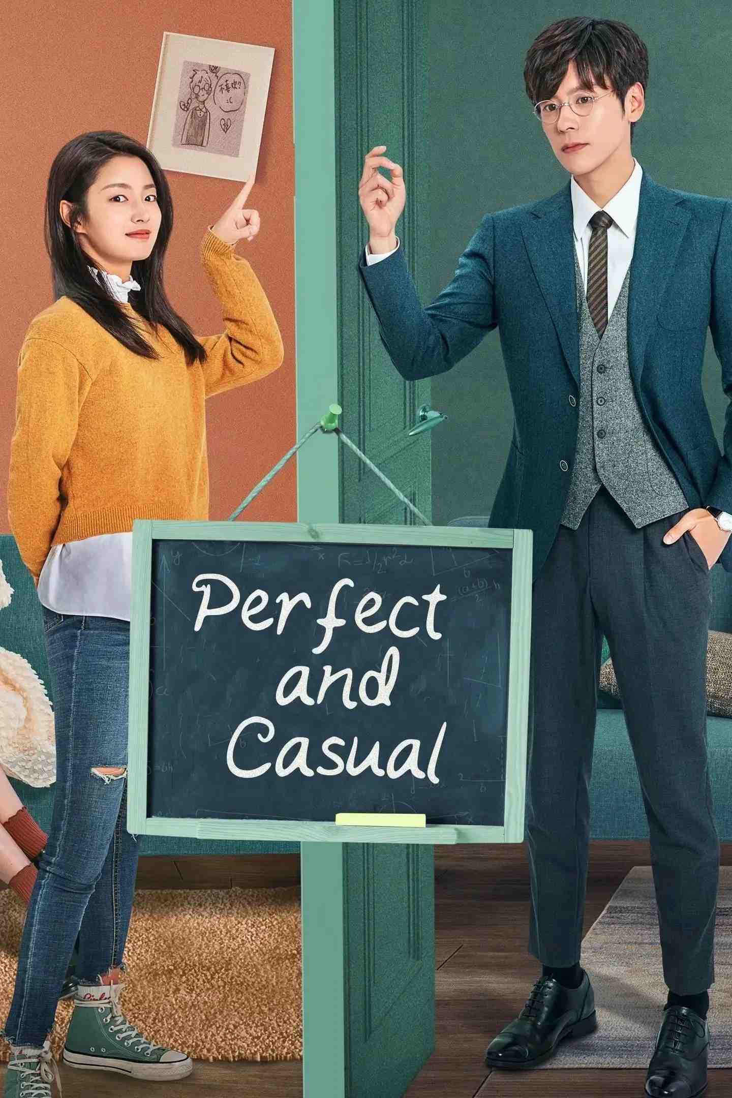 Poster chính thức của phim Phim Hài, Phim Tâm Lý "Quý Ông Hoàn Hảo Và Cô Nàng Tạm Được" (Perfect and Casual - 2020), với sự tham gia của diễn viên Ngụy Triết Minh và Từ Nhược Hàm.