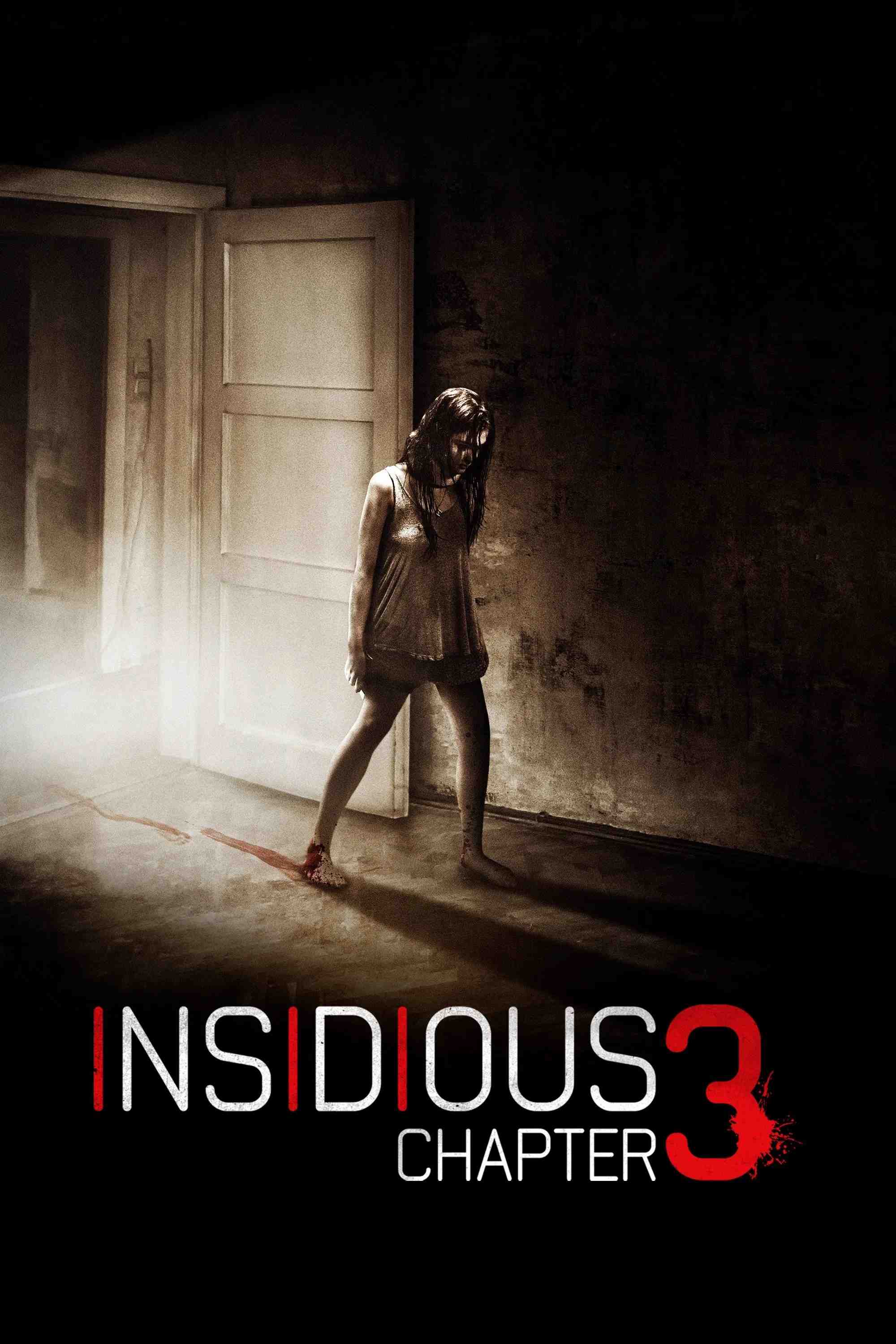 Poster chính thức của phim Phim Kinh Dị, Phim Giật Gân "Quỷ Quyệt 3" (Insidious: Chapter 3 - 2015), với sự tham gia của diễn viên Stefanie Scott và Lin Shaye.