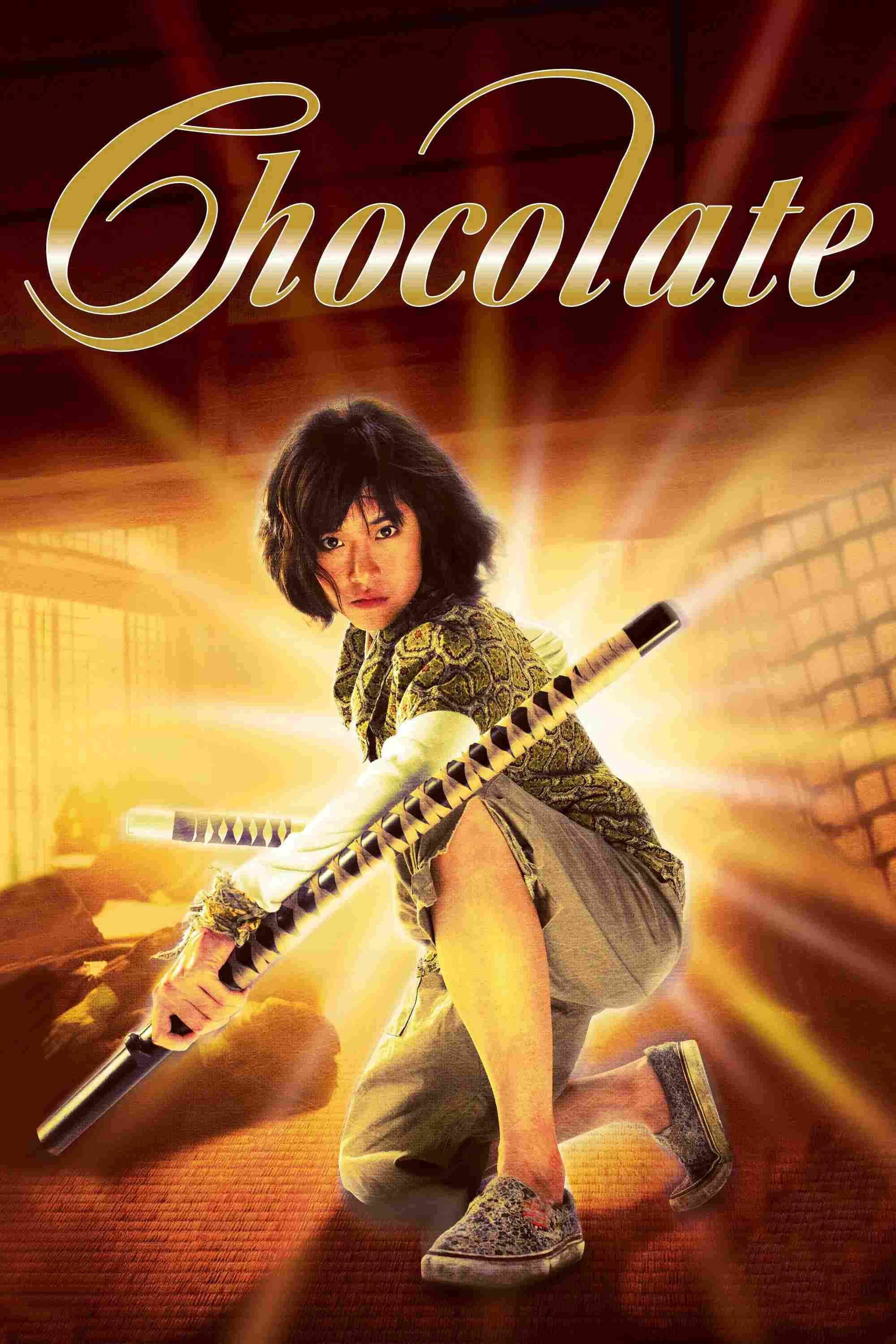 Poster chính thức của phim Phim Hành Động, Phim Hình Sự "Quyền Cước Thượng Đẳng" (Chocolate - 2008), với sự tham gia của diễn viên JeeJa Yanin và Hiroshi Abe.