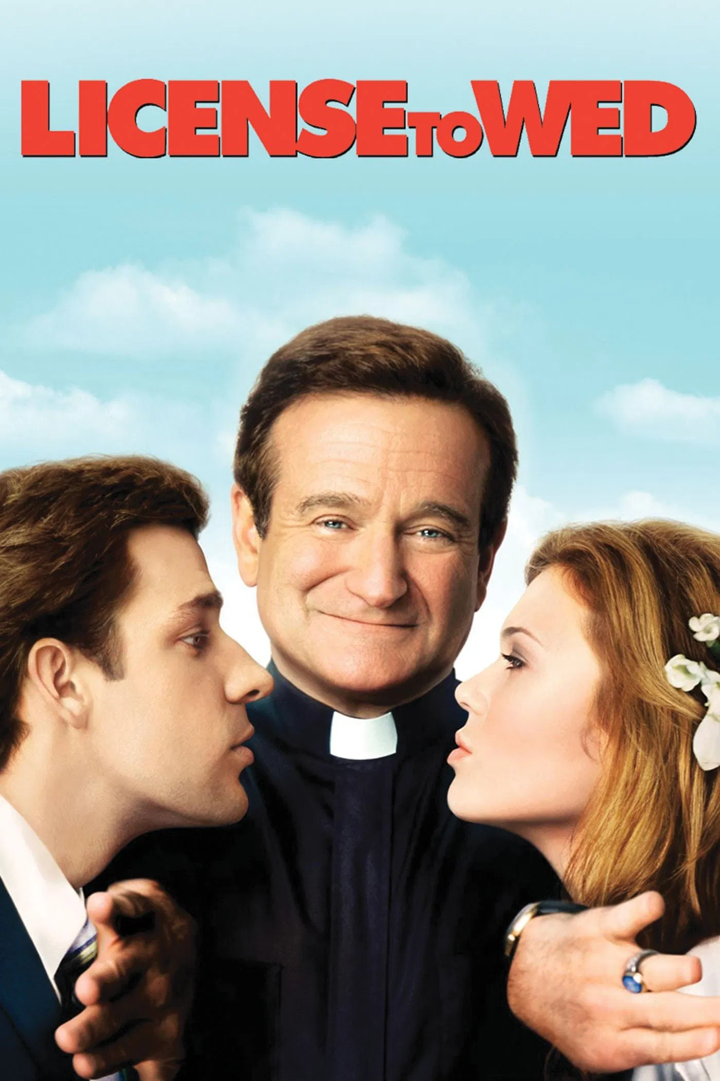 Poster chính thức của phim Phim Hài "Quyền Được Cưới" (License to Wed - 2007), với sự tham gia của diễn viên Mandy Moore và John Krasinski.