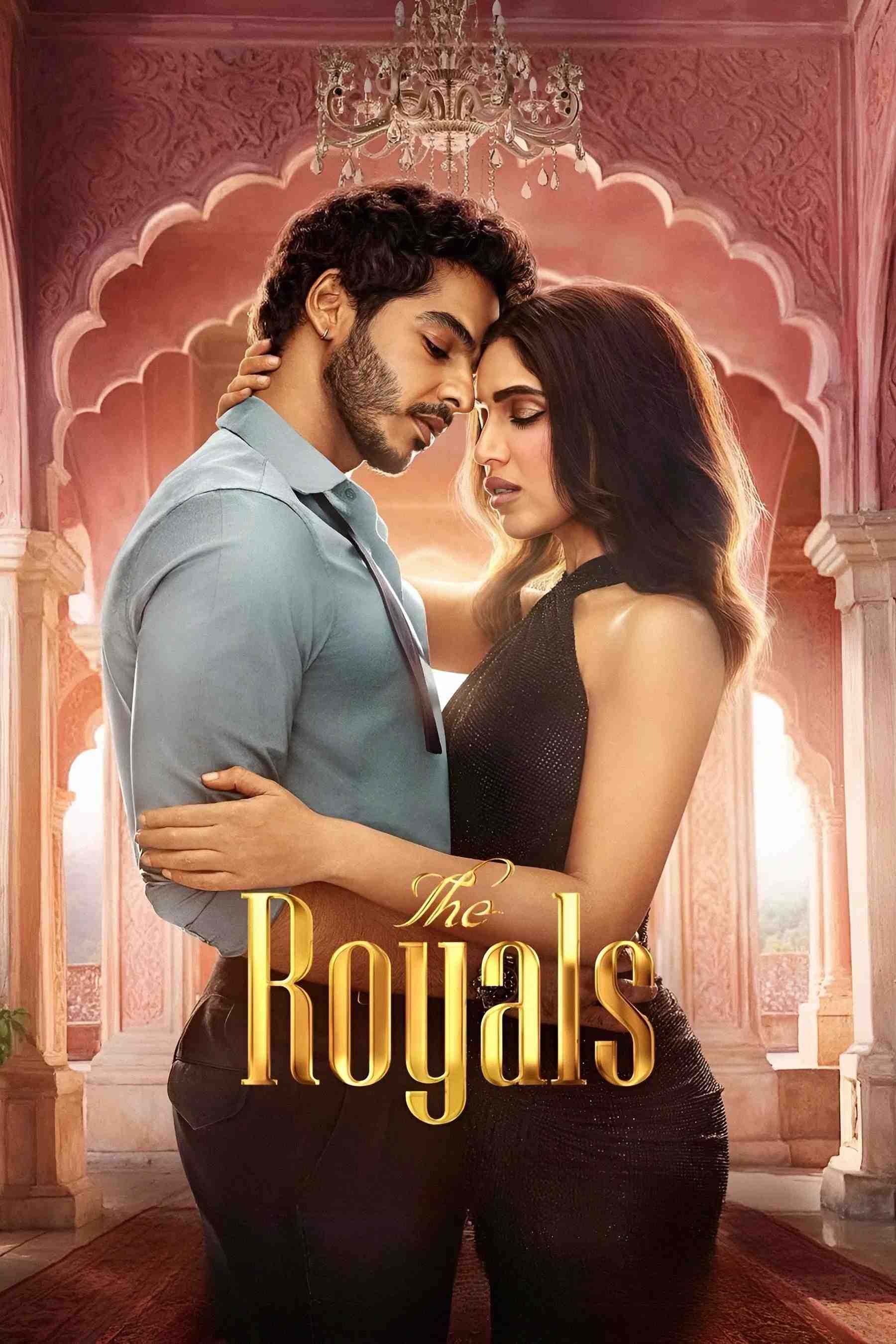 Poster chính thức của phim Phim Tâm Lý, Phim Hài "Quyền Quý" (The Royals - 2025), với sự tham gia của diễn viên Bhumi Pednekar và Ishaan Khatter.