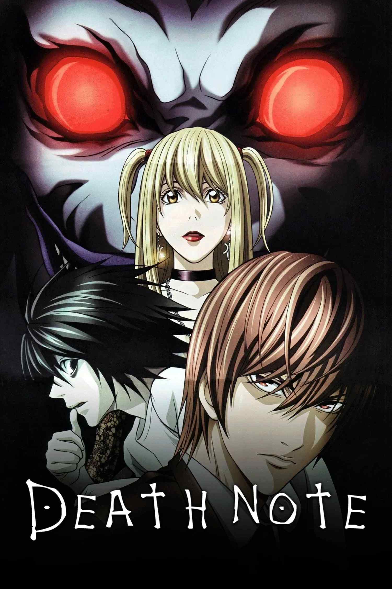 Poster chính thức của phim Phim Hoạt Hình, Phim Bí Ẩn "Quyển Sổ Sinh Mệnh" (Death Note - 2006), với sự tham gia của diễn viên Mamoru Miyano và Shido Nakamura.