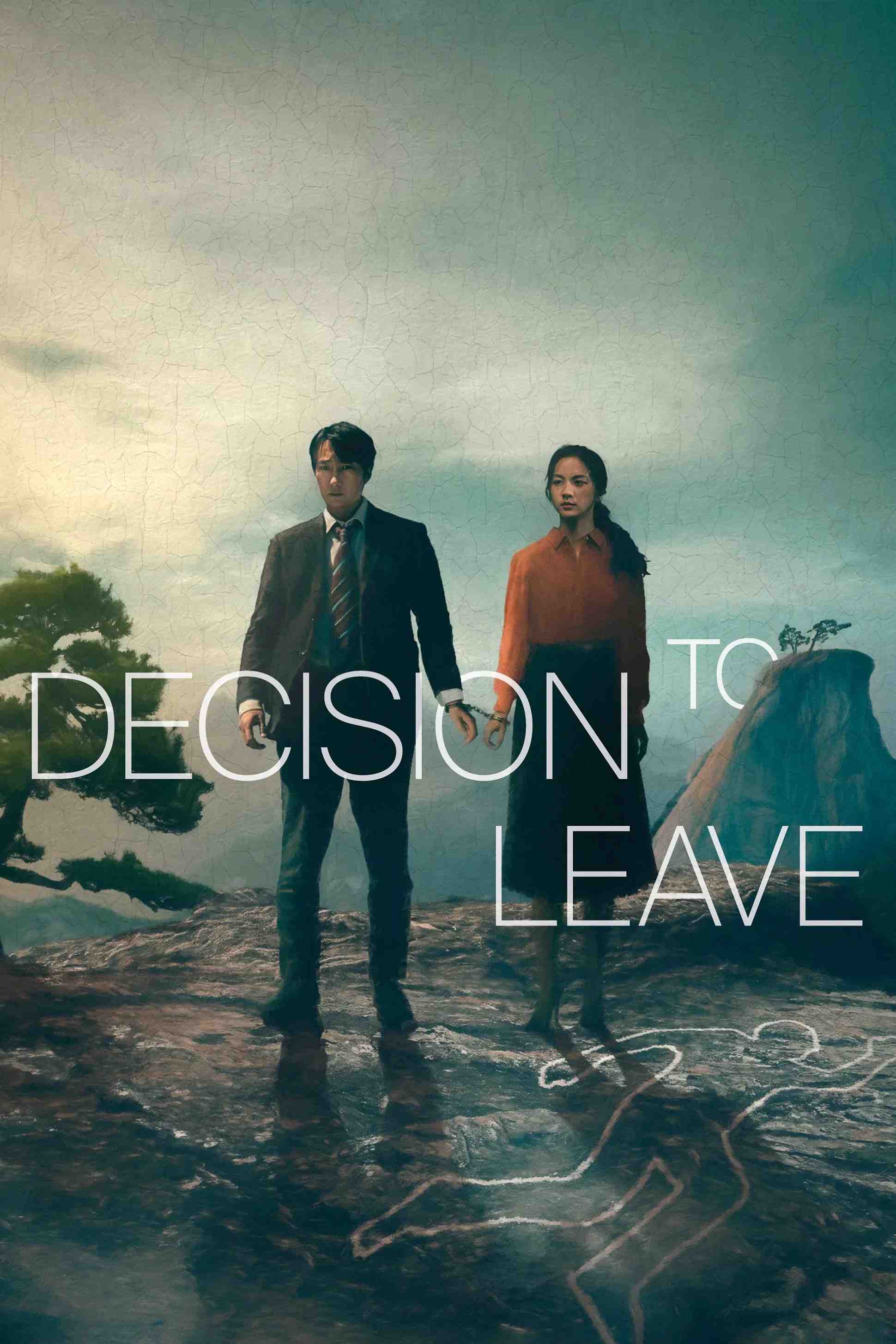 Poster chính thức của phim Phim Giật Gân, Phim Bí Ẩn "Quyết Tâm Chia Tay" (Decision to Leave - 2022), với sự tham gia của diễn viên Thang Duy và Park Hae-il.