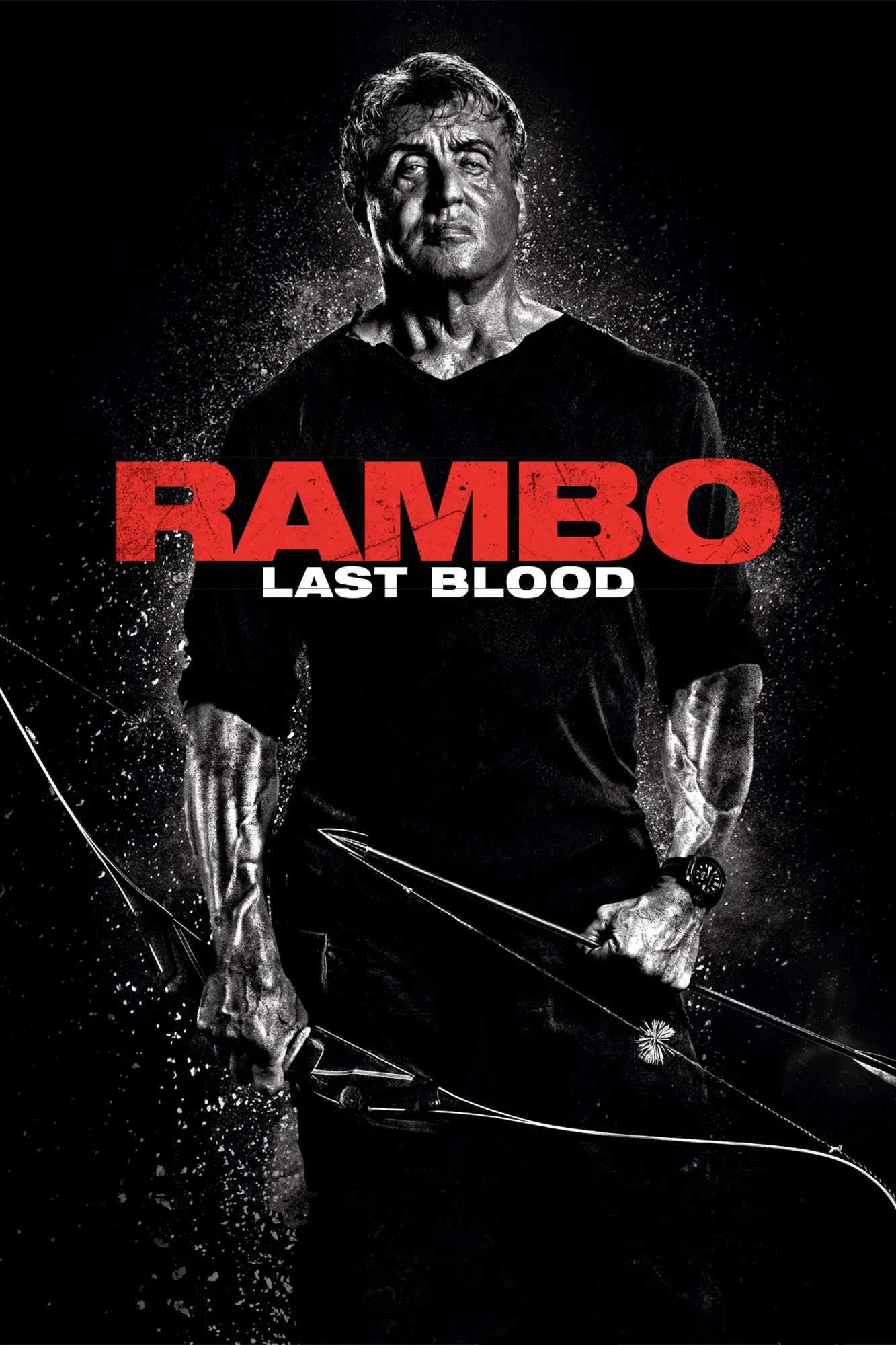 Poster chính thức của phim Phim Hành Động, Phim Giật Gân "Rambo: Hồi Kết Đẫm Máu" (Rambo: Last Blood - 2019), với sự tham gia của diễn viên Sylvester Stallone và Paz Vega.