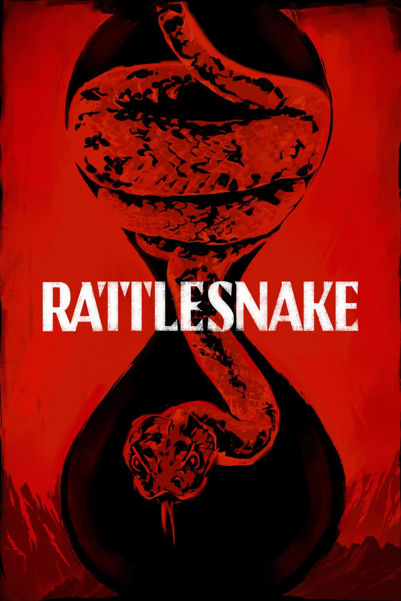 Poster chính thức của phim Phim Giật Gân, Phim Tâm Lý "Rắn Đuôi Chuông" (Rattlesnake - 2019), với sự tham gia của diễn viên Carmen Ejogo và Theo Rossi.