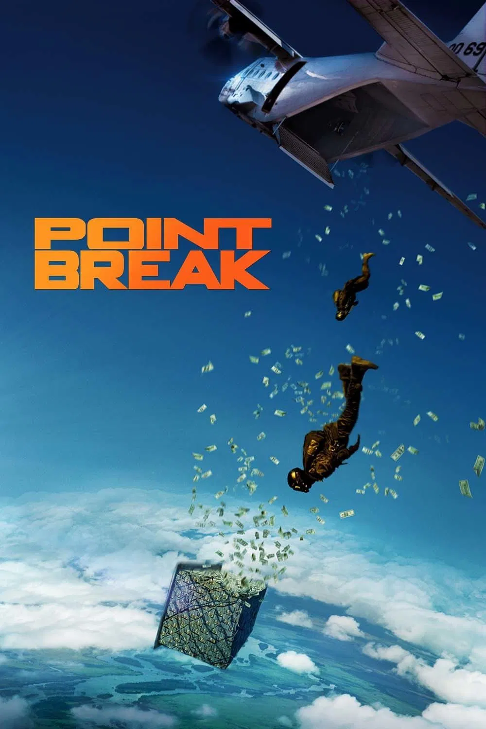 Poster chính thức của phim Phim Hành Động, Phim Phiêu Lưu "Ranh Giới Chết" (Point Break - 2015), với sự tham gia của diễn viên Edgar Ramírez và Luke Bracey.