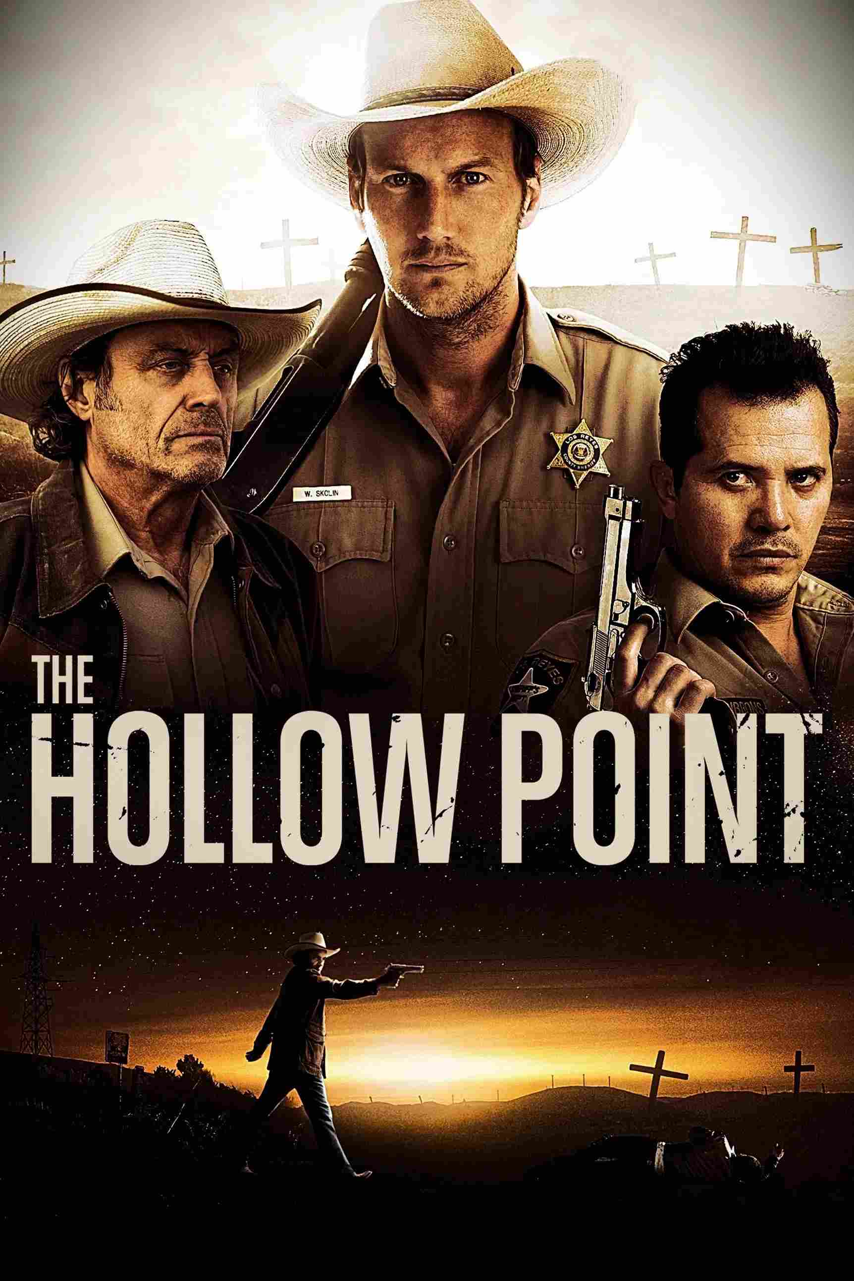 Poster chính thức của phim Phim Hành Động, Phim Tâm Lý "Ranh Giới Sinh Tử (Điểm Chết)" (The Hollow Point - 2016), với sự tham gia của diễn viên Patrick Wilson và Ian McShane.