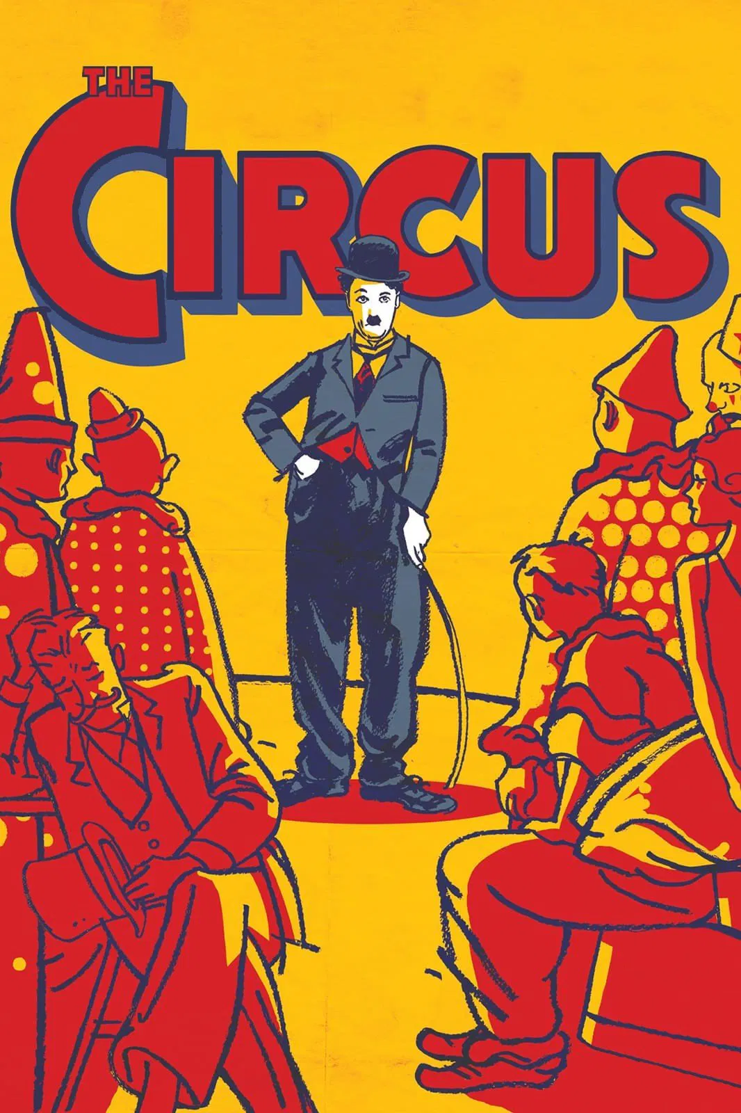 Poster chính thức của phim Phim Hài, Phim Tình Cảm "Rạp Xiếc" (The Circus - 1928), với sự tham gia của diễn viên Charlie Chaplin và Al Ernest Garcia.