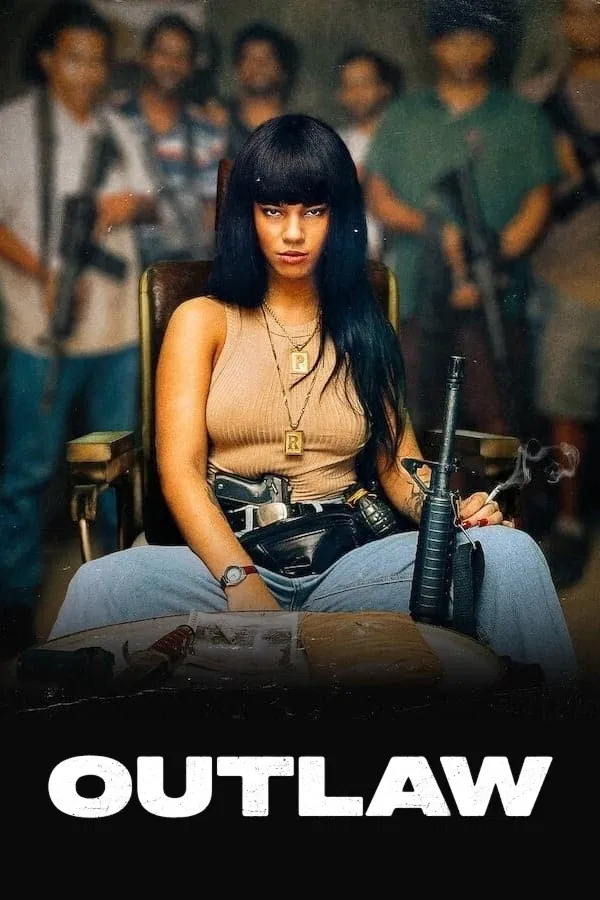 Poster chính thức của phim Phim Hành Động, Phim Hình Sự "Raquel de Oliveira: Số một" (Outlaw - 2024), với sự tham gia của diễn viên Maria Bomani và Jean Luís Amorim.