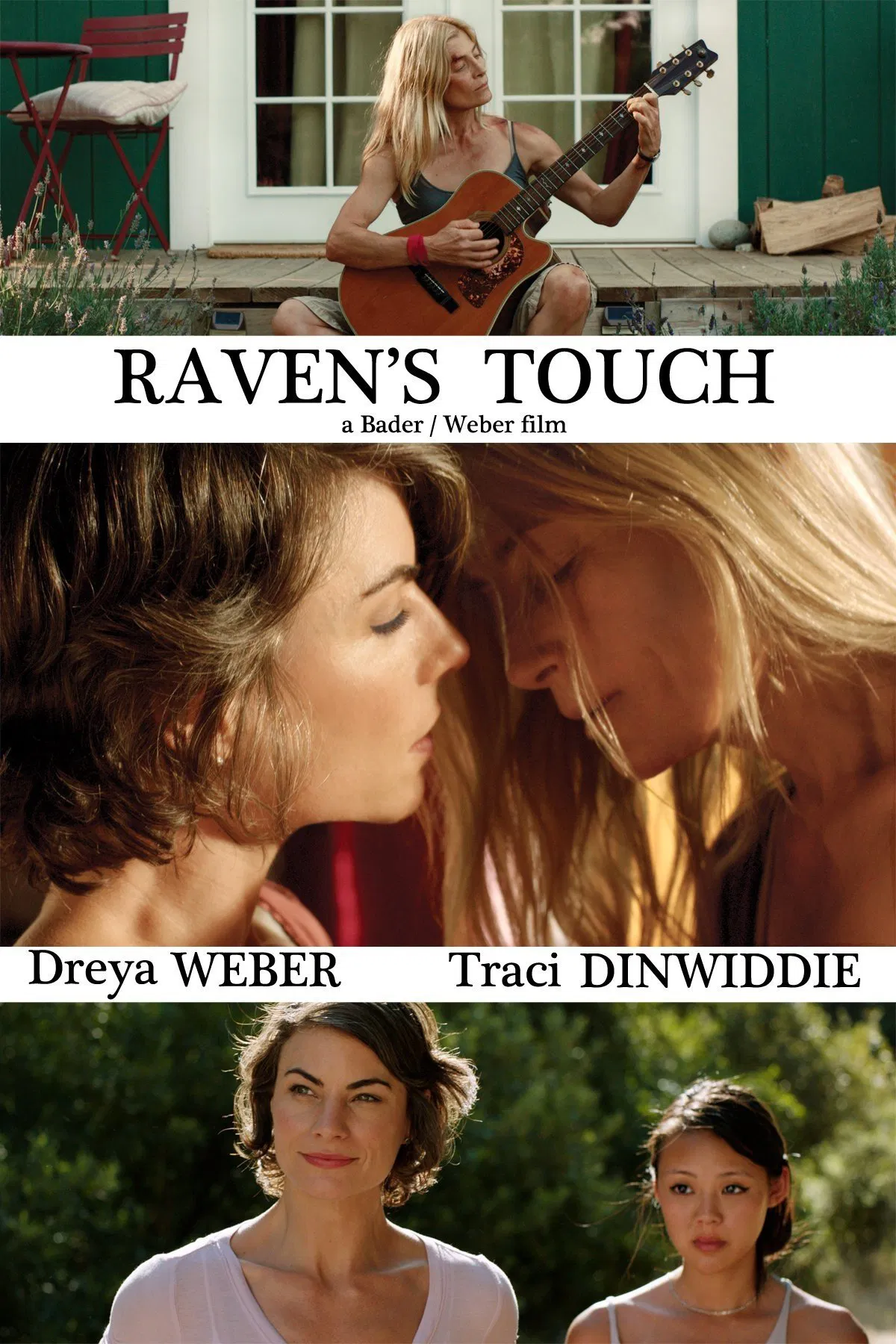 Poster chính thức của phim Phim Tâm Lý "Raven's Touch" (Raven's Touch - 2015), với sự tham gia của diễn viên Dreya Weber và Thunderbird Dinwiddie.
