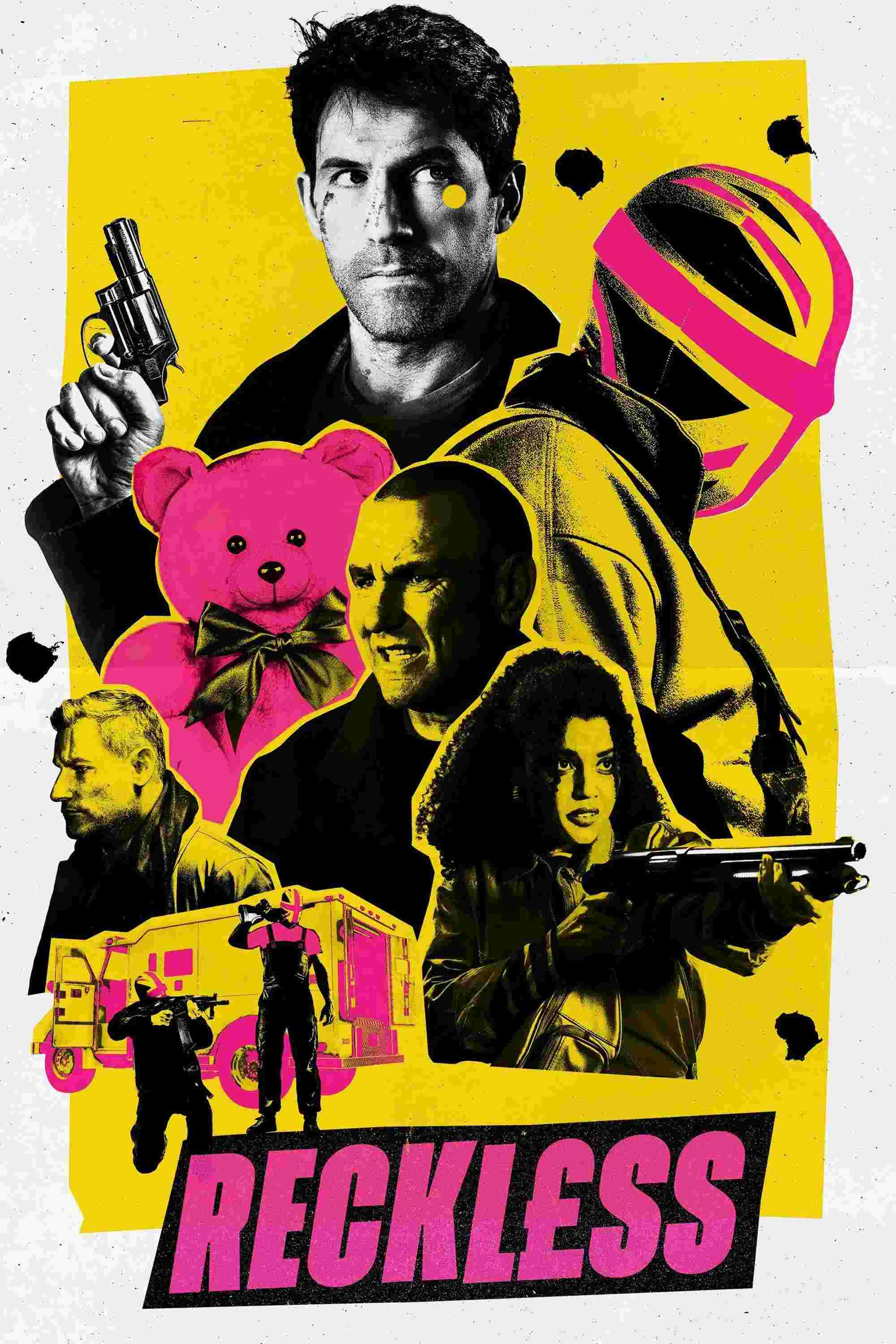 Poster chính thức của phim Phim Hành Động, Phim Hài "Reckless" (Reckless - 2026), với sự tham gia của diễn viên Scott Adkins và Vinnie Jones.