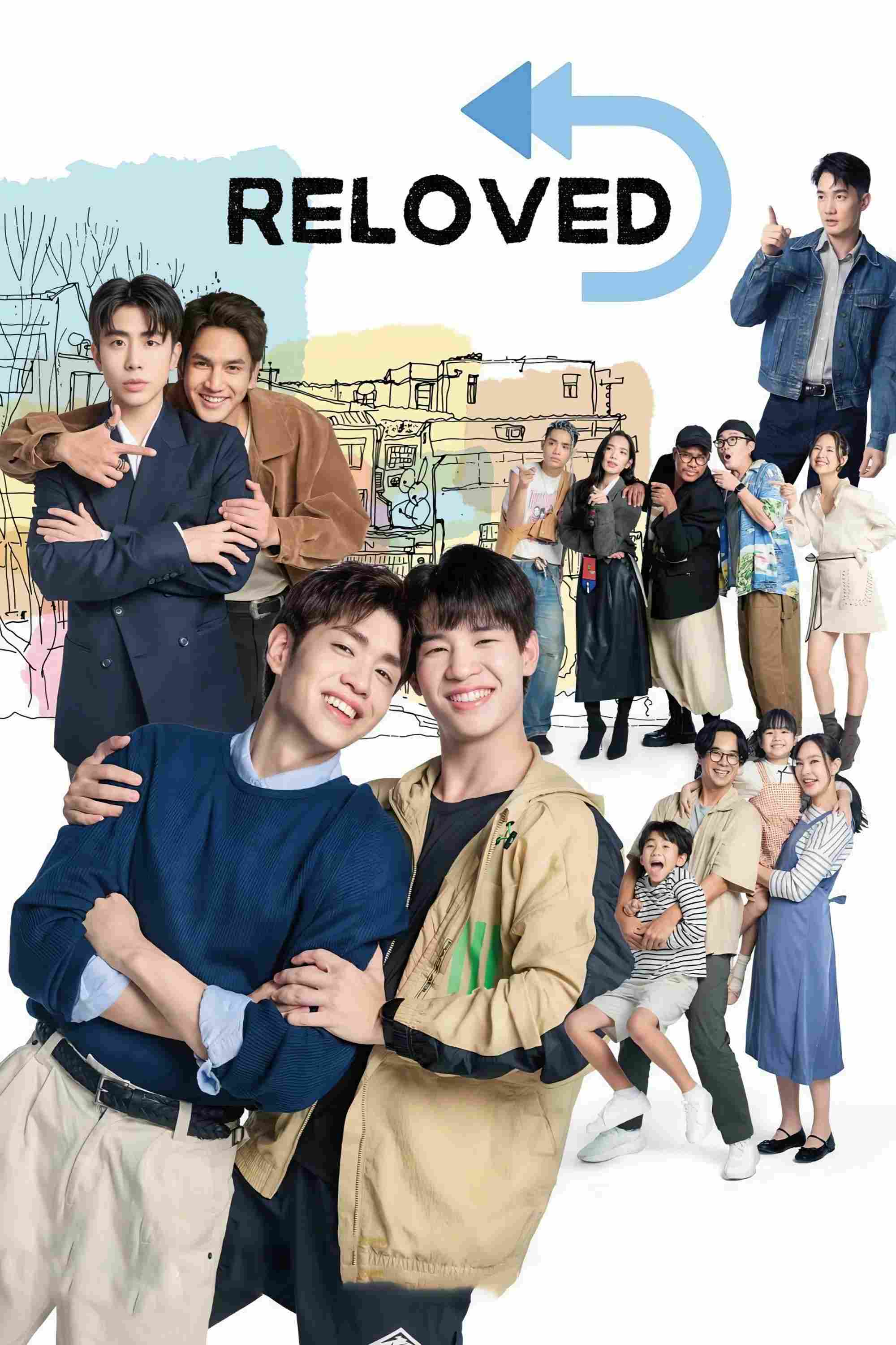 Poster chính thức của phim Phim Hài, Phim Tâm Lý "Như Thuở Ban Đầu" (Reloved - 2025), với sự tham gia của diễn viên Kunavut Jirattikorn và Paratthakorn Duangsawang.