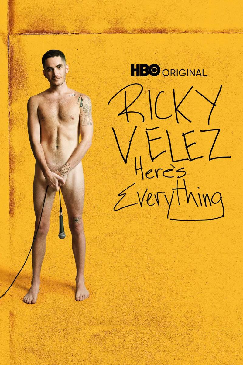 Poster chính thức của phim Phim Hài, Phim Truyền Hình "Ricky Velez: Đây Là Tất Cả" (Ricky Velez: Here's Everything - 2021), với sự tham gia của diễn viên Ricky Velez.