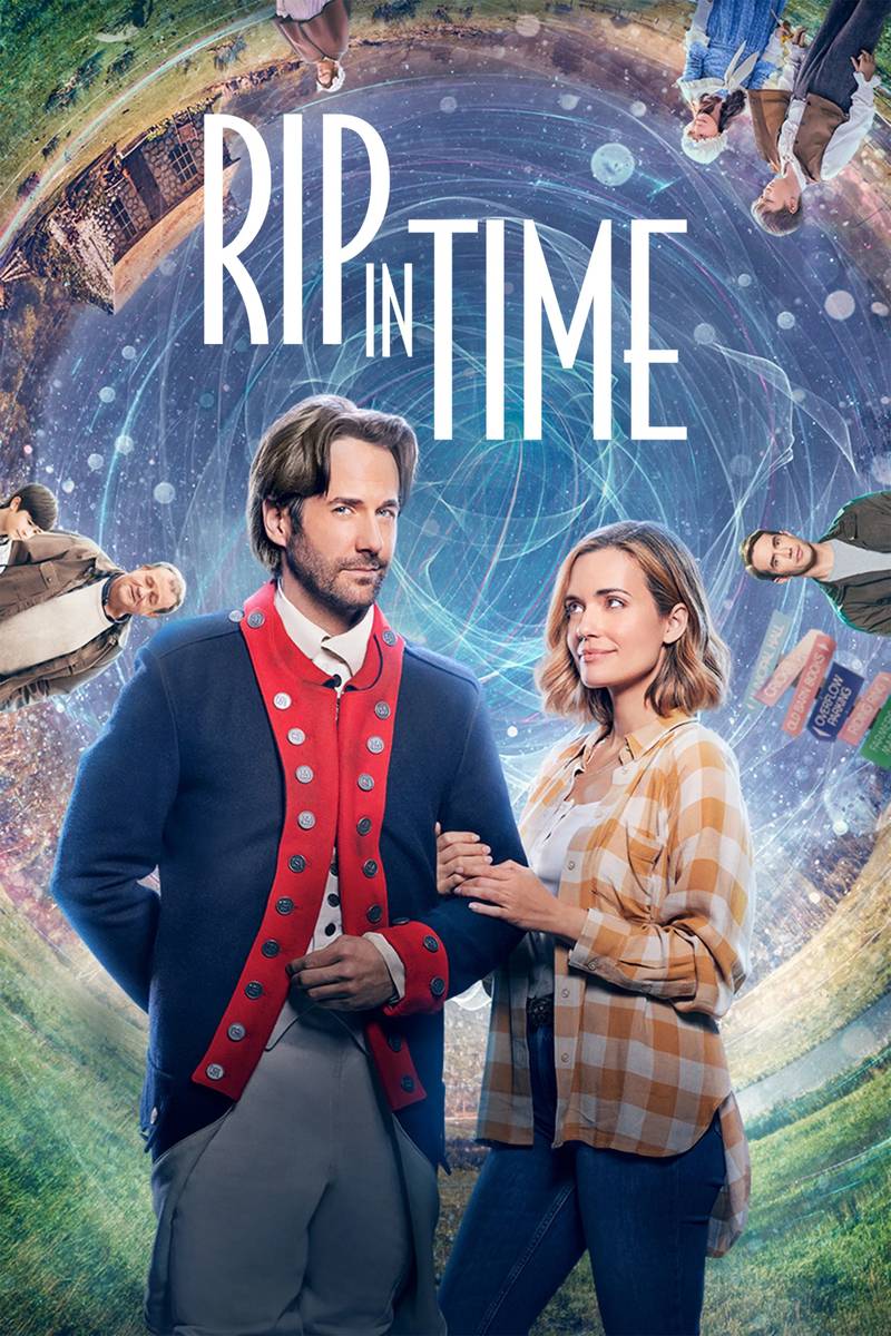 Poster chính thức của phim Phim Truyền Hình, Phim Tâm Lý "Rip in Time" (Rip in Time - 2022), với sự tham gia của diễn viên Torrey DeVitto và Niall Matter.