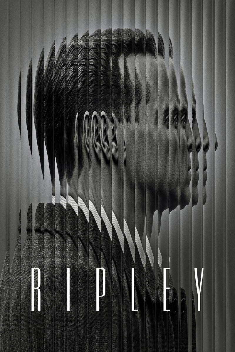 Poster chính thức của phim Phim Tâm Lý "Ripley" (RIPLEY - 2024), với sự tham gia của diễn viên Andrew Scott và Dakota Fanning.