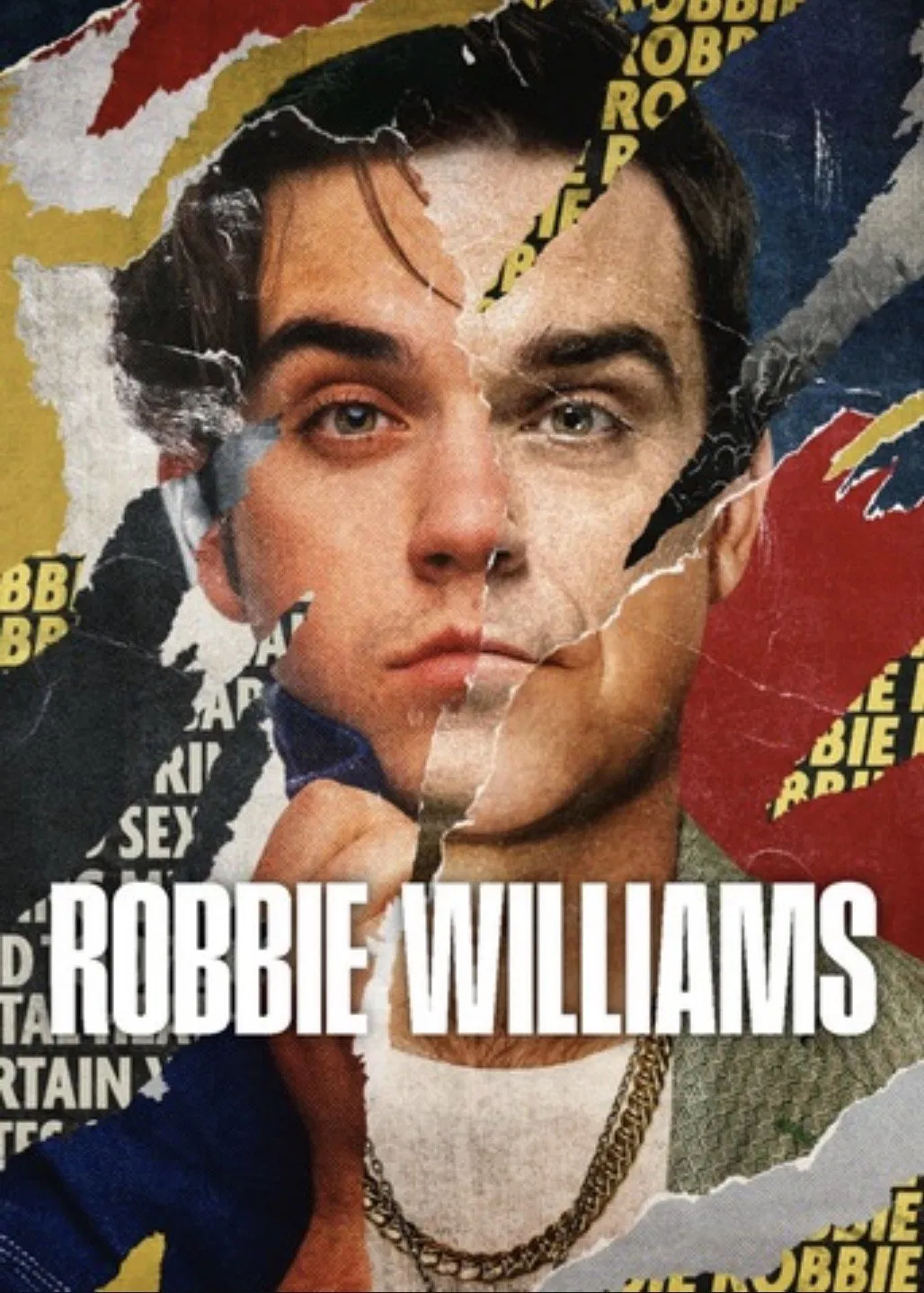 Poster chính thức của phim Phim Tài Liệu "Robbie Williams" (Robbie Williams - 2023), với sự tham gia của diễn viên Robbie Williams và Ayda Field.
