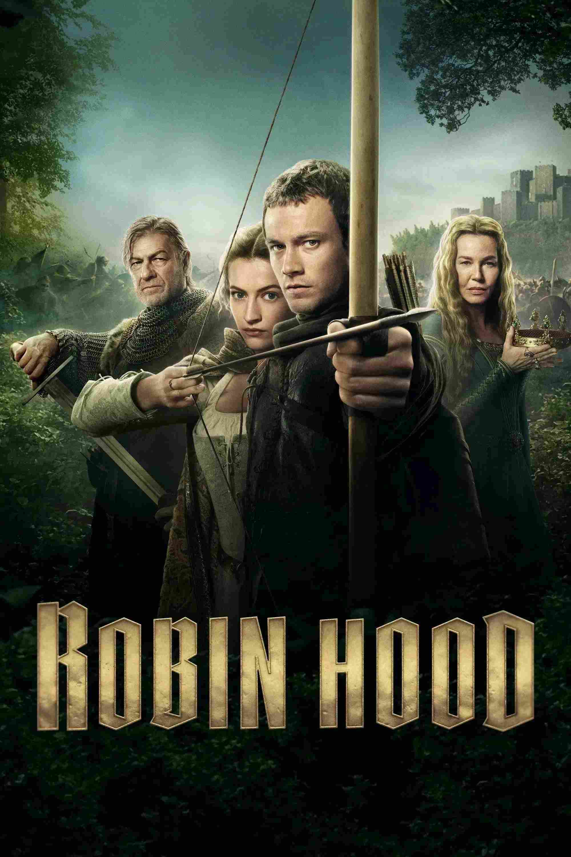 Poster chính thức của phim Phim Tâm Lý, Phim Hành Động & Phiêu Lưu "Robin Hood" (Robin Hood - 2025), với sự tham gia của diễn viên Jack Patten và Lauren McQueen.