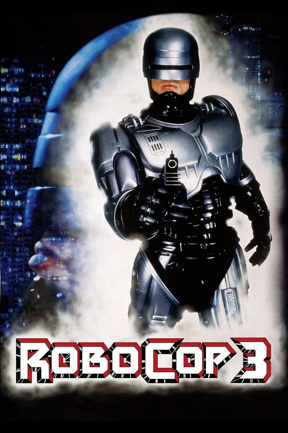 Poster chính thức của phim Phim Hành Động, Phim Phiêu Lưu "RoboCop 3" (RoboCop 3 - 1993), với sự tham gia của diễn viên Robert John Burke và Nancy Allen.