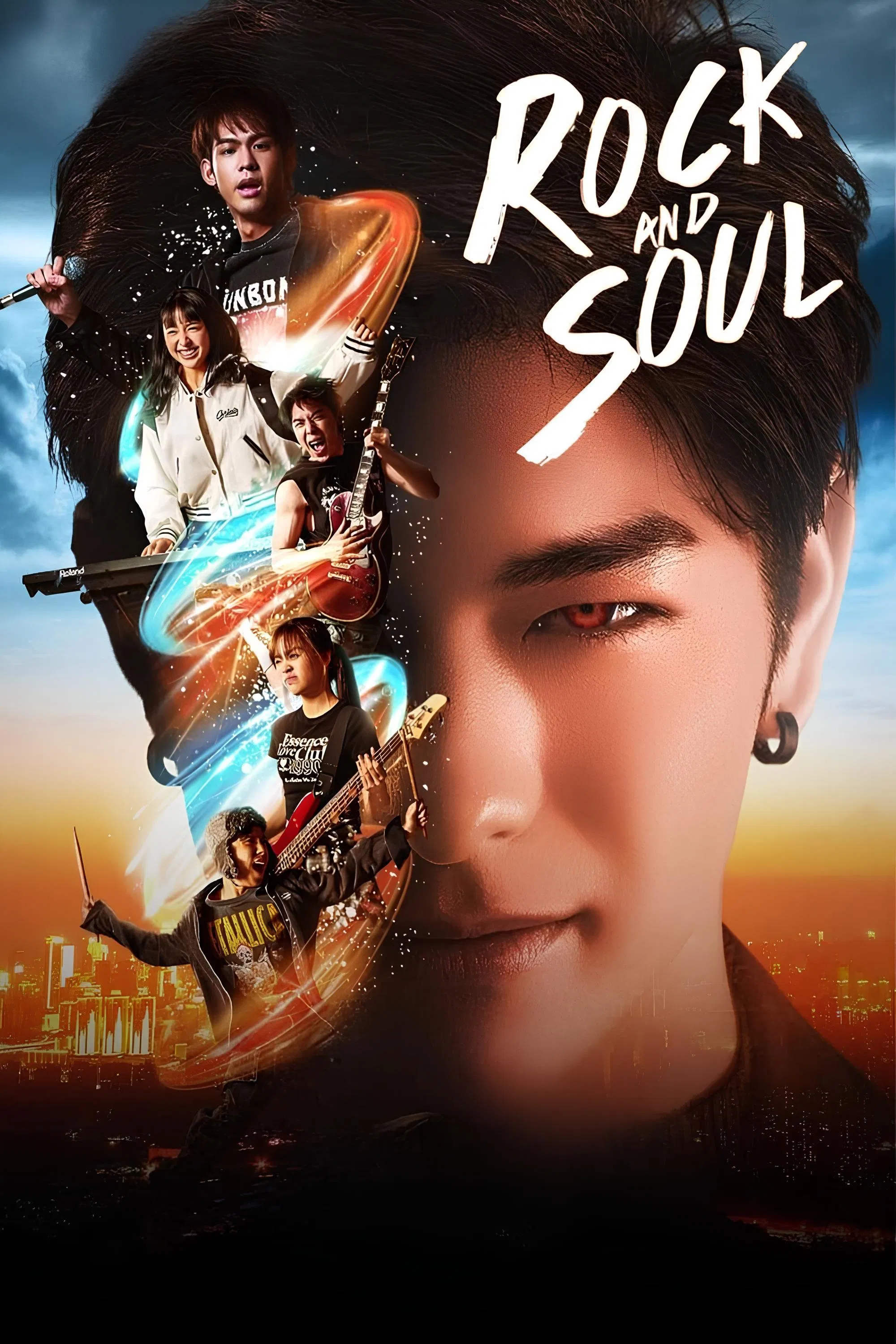 Poster chính thức của phim Phim Viễn Tưởng & Giả Tưởng, Phim Tâm Lý "Rock And Soul" (Rock and Soul - 2025), với sự tham gia của diễn viên Luke Ishikawa Plowden và Setthapong Eosuk.