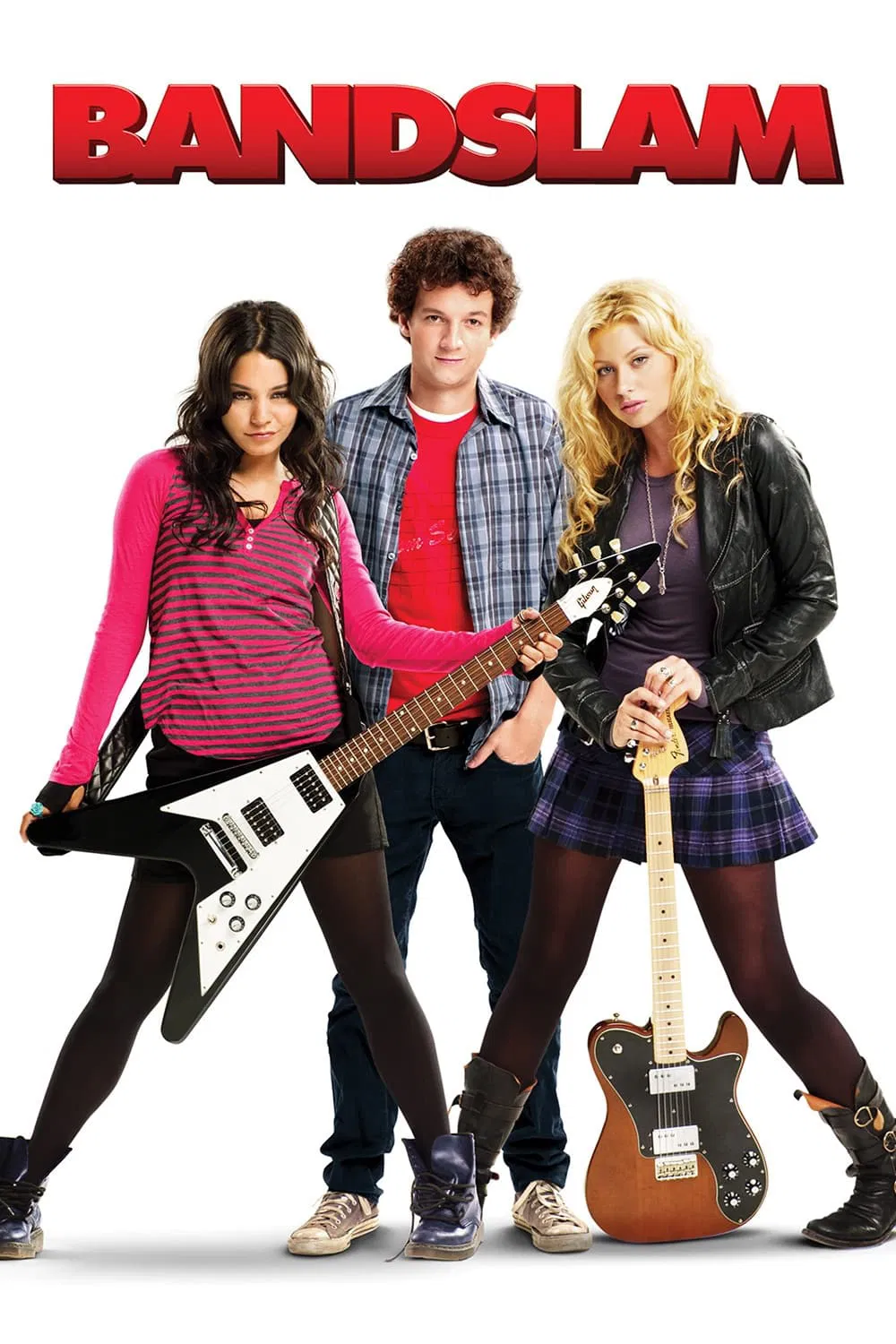 Poster chính thức của phim Phim Hài, Phim Tâm Lý "Rock Cuồng Say" (Bandslam - 2009), với sự tham gia của diễn viên Aly Michalka và Vanessa Hudgens.