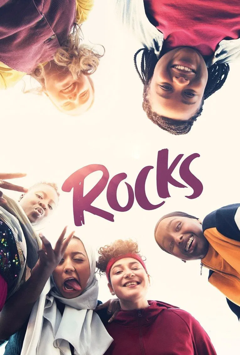 Poster chính thức của phim Phim Tâm Lý "Rocks" (Rocks - 2019), với sự tham gia của diễn viên Bukky Bakray và Kosar Ali.