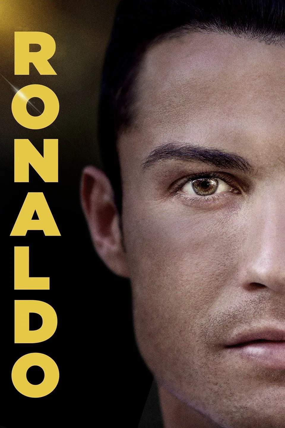 Poster chính thức của phim Phim Tài Liệu, Phim Lịch Sử "Ronaldo" (Ronaldo - 2015), với sự tham gia của diễn viên Cristiano Ronaldo và Lionel Messi.