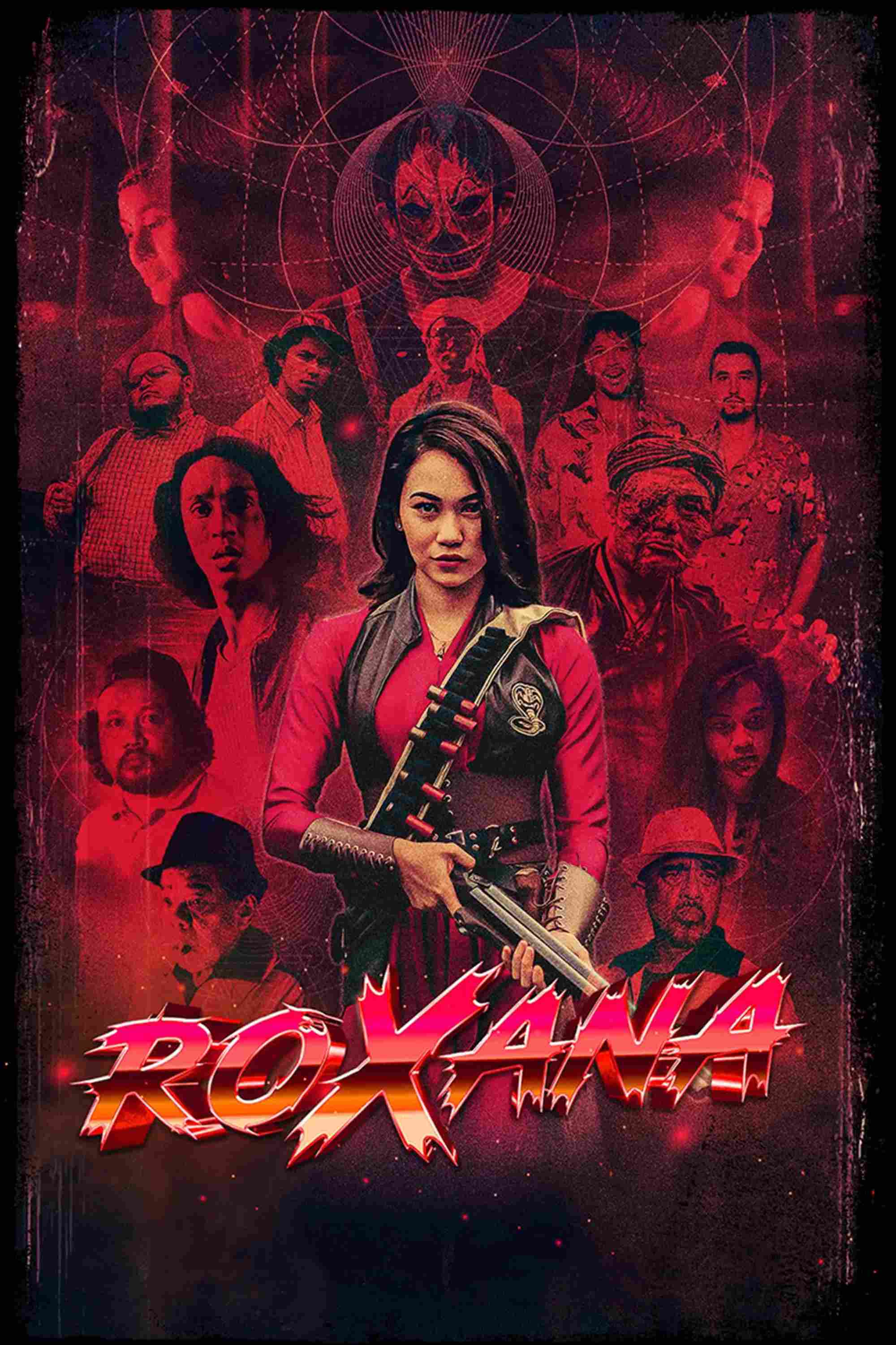 Poster chính thức của phim Phim Hành Động, Phim Kinh Dị "Roxana" (Roxana - 2024), với sự tham gia của diễn viên Raysha Rizrose và Amir Nafis.