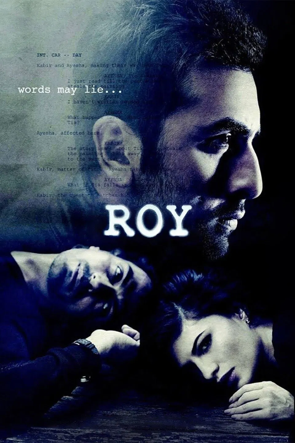 Poster chính thức của phim Phim Tình Cảm, Phim Hành Động "Roy" (Roy - 2015), với sự tham gia của diễn viên Arjun Rampal và Jacqueline Fernandez.