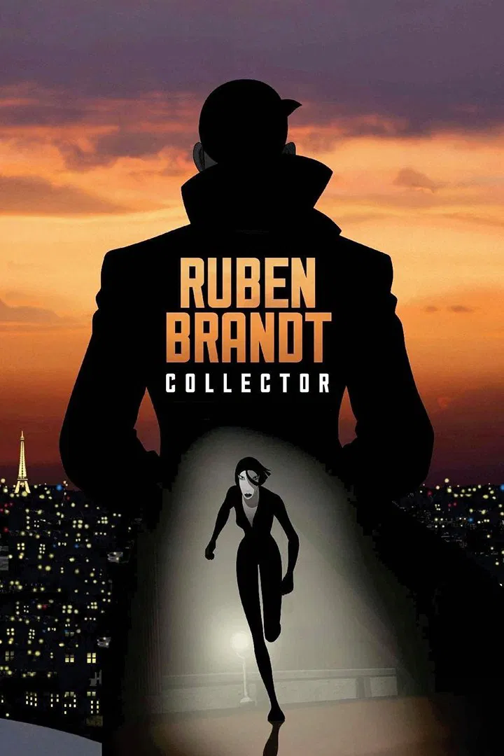 Poster chính thức của phim Phim Hoạt Hình, Phim Hành Động "Ruben Brandt, Collector" (Ruben Brandt, Collector - 2018), với sự tham gia của diễn viên Iván Kamarás và Gabriella Hámori.