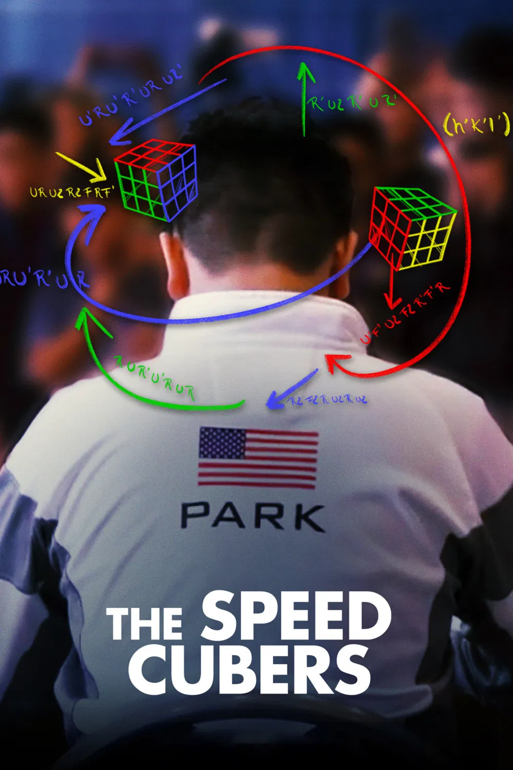 Poster chính thức của phim Phim Tài Liệu "Rubik siêu tốc" (The Speed Cubers - 2020), với sự tham gia của diễn viên Max Park và Feliks Zemdegs.