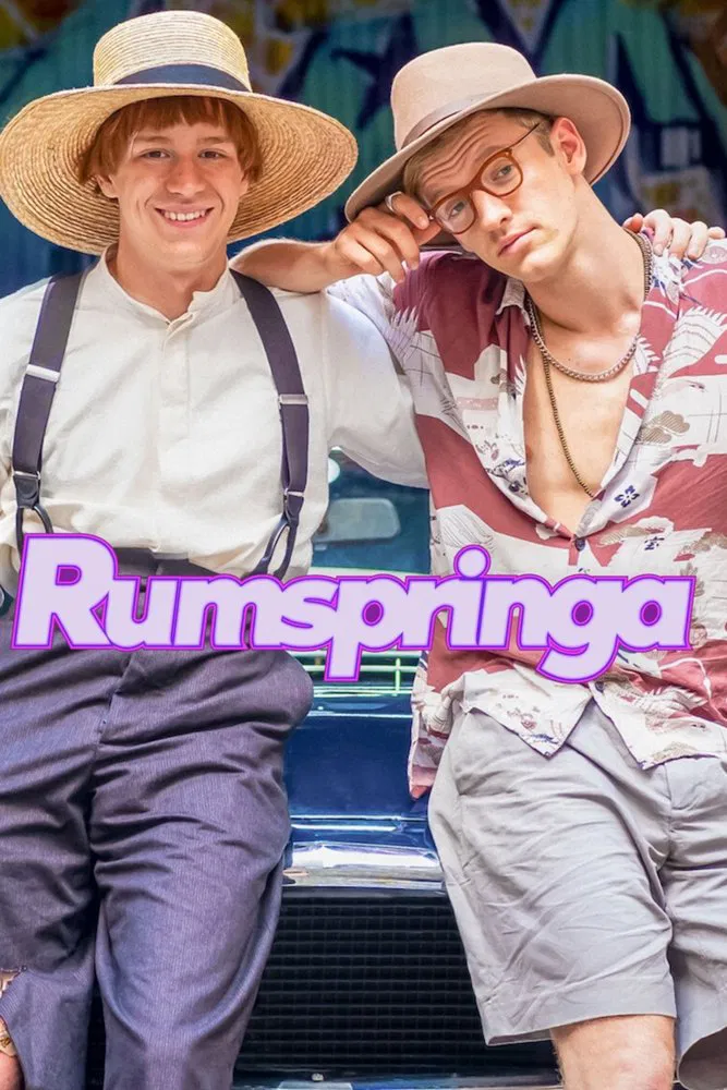 Poster chính thức của phim Phim Hài, Phim Tâm Lý "Rumspringa - An Amish in Berlin" (Rumspringa - 2022), với sự tham gia của diễn viên Timur Bartels và Jonas Holdenrieder.