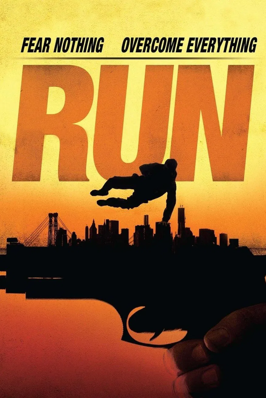 Poster chính thức của phim Phim Hành Động, Phim Tâm Lý "Run" (Run - 2013), với sự tham gia của diễn viên Eric Roberts và William Moseley.
