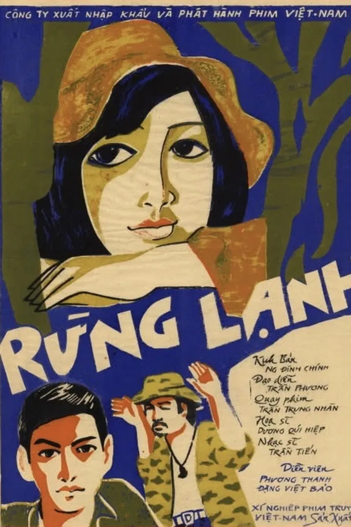 Poster chính thức của phim "Rừng Lạnh" (Cold Forest - 1982), với sự tham gia của diễn viên Phương Thanh và Đặng Lưu Việt Bảo.