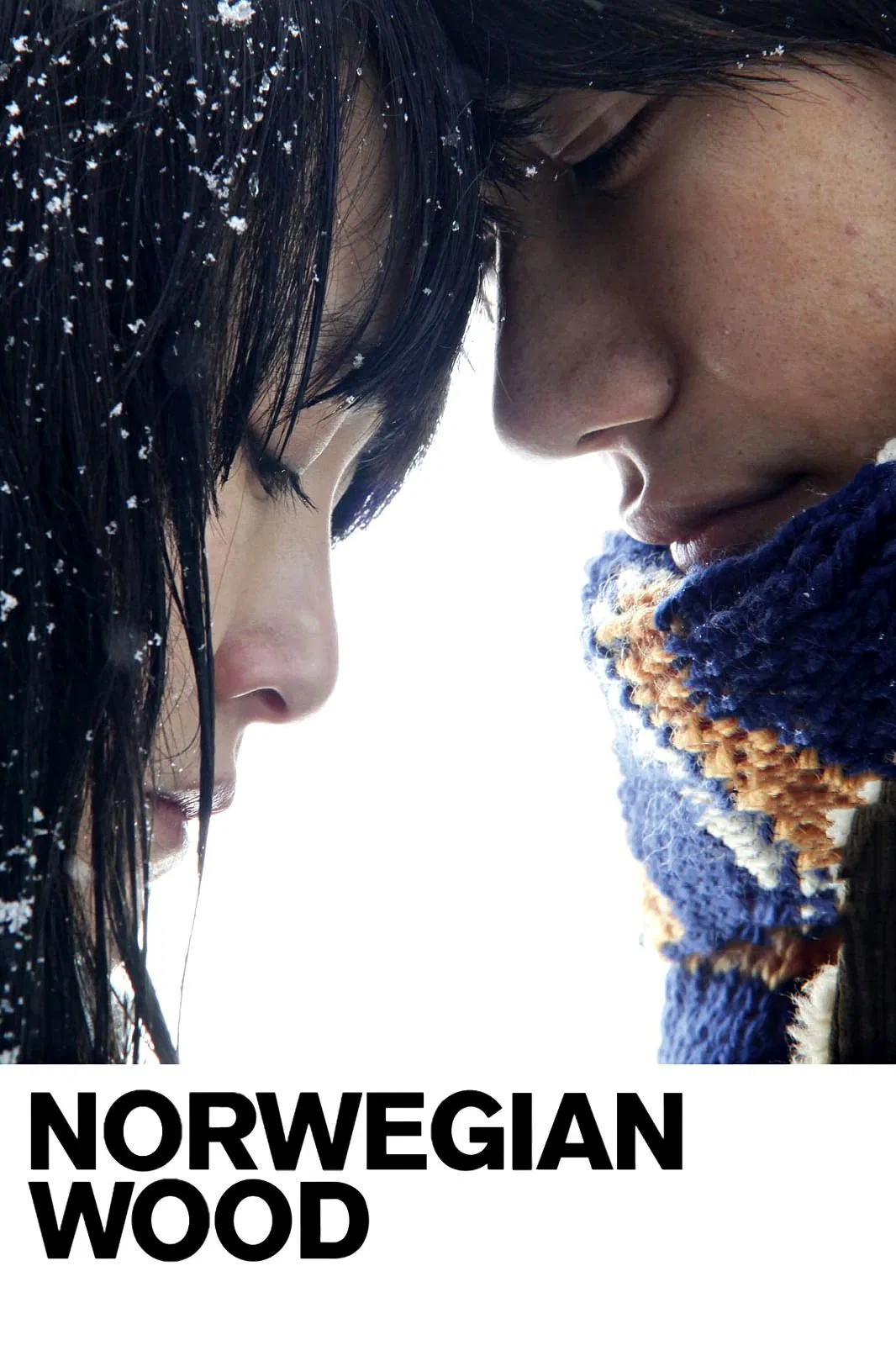 Poster chính thức của phim Phim Tâm Lý, Phim Tình Cảm "Rừng Na Uy" (Norwegian Wood - 2010), với sự tham gia của diễn viên Kenichi Matsuyama và Rinko Kikuchi.