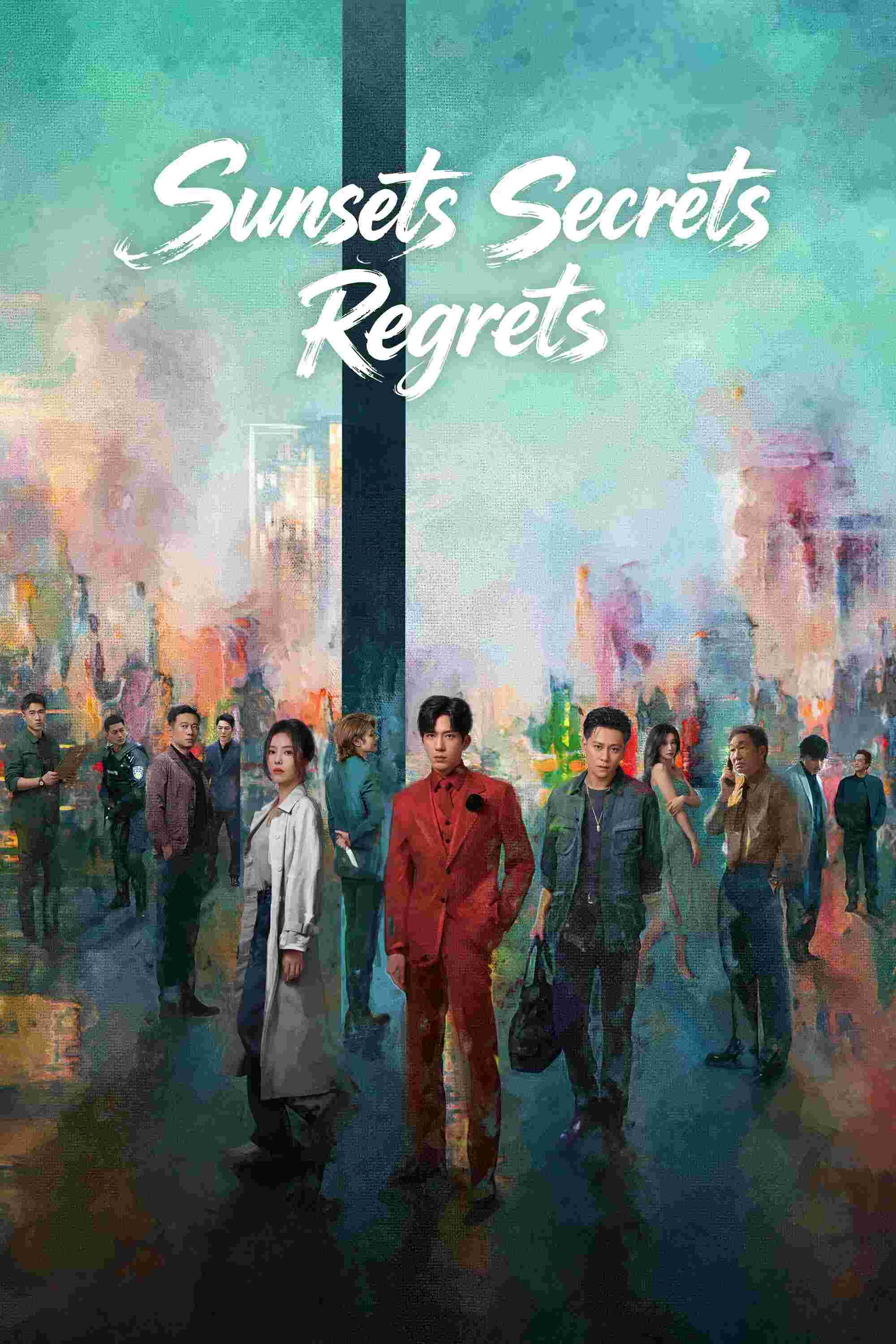 Poster chính thức của phim Phim Hình Sự, Phim Bí Ẩn "Rừng Thép" (Sunsets Secrets Regrets - 2026), với sự tham gia của diễn viên Tỉnh Bách Nhiên và Thái Văn Tịnh.