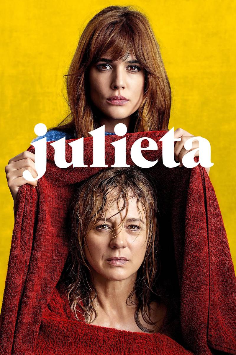 Poster chính thức của phim Phim Tâm Lý, Phim Tình Cảm "Ruồng Bỏ" (Julieta - 2016), với sự tham gia của diễn viên Emma Suárez và Adriana Ugarte.