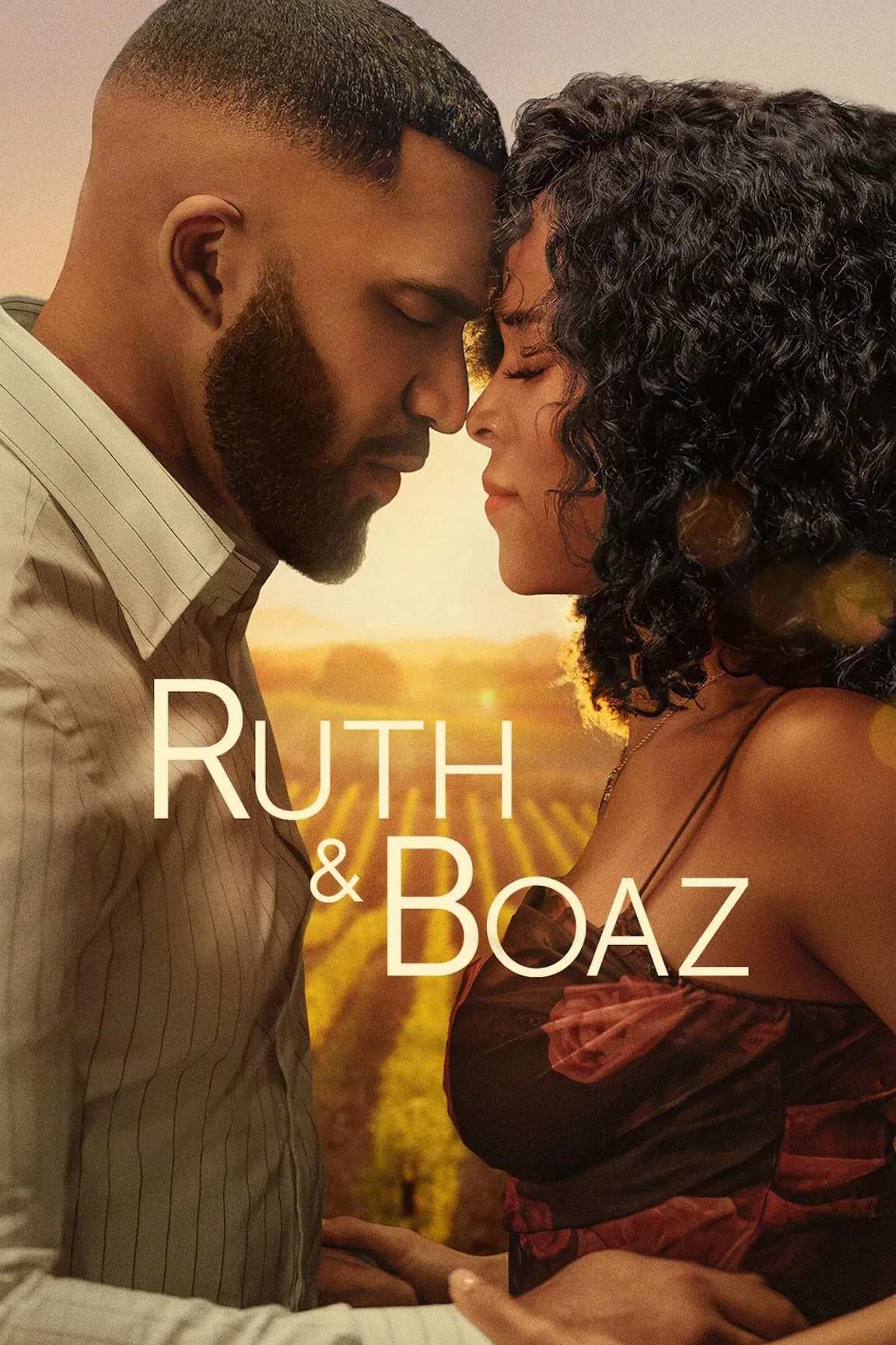 Poster chính thức của phim Phim Tình Cảm, Phim Tâm Lý "Ruth Và Boaz" (Ruth & Boaz - 2025), với sự tham gia của diễn viên Serayah và Tyler Lepley.