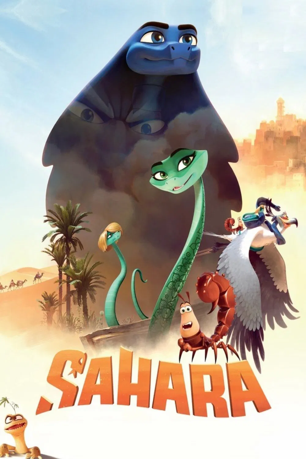 Poster chính thức của phim Phim Phiêu Lưu, Phim Hoạt Hình "Sa mạc Sahara" (Sahara - 2017), với sự tham gia của diễn viên Omar Sy và Louane.