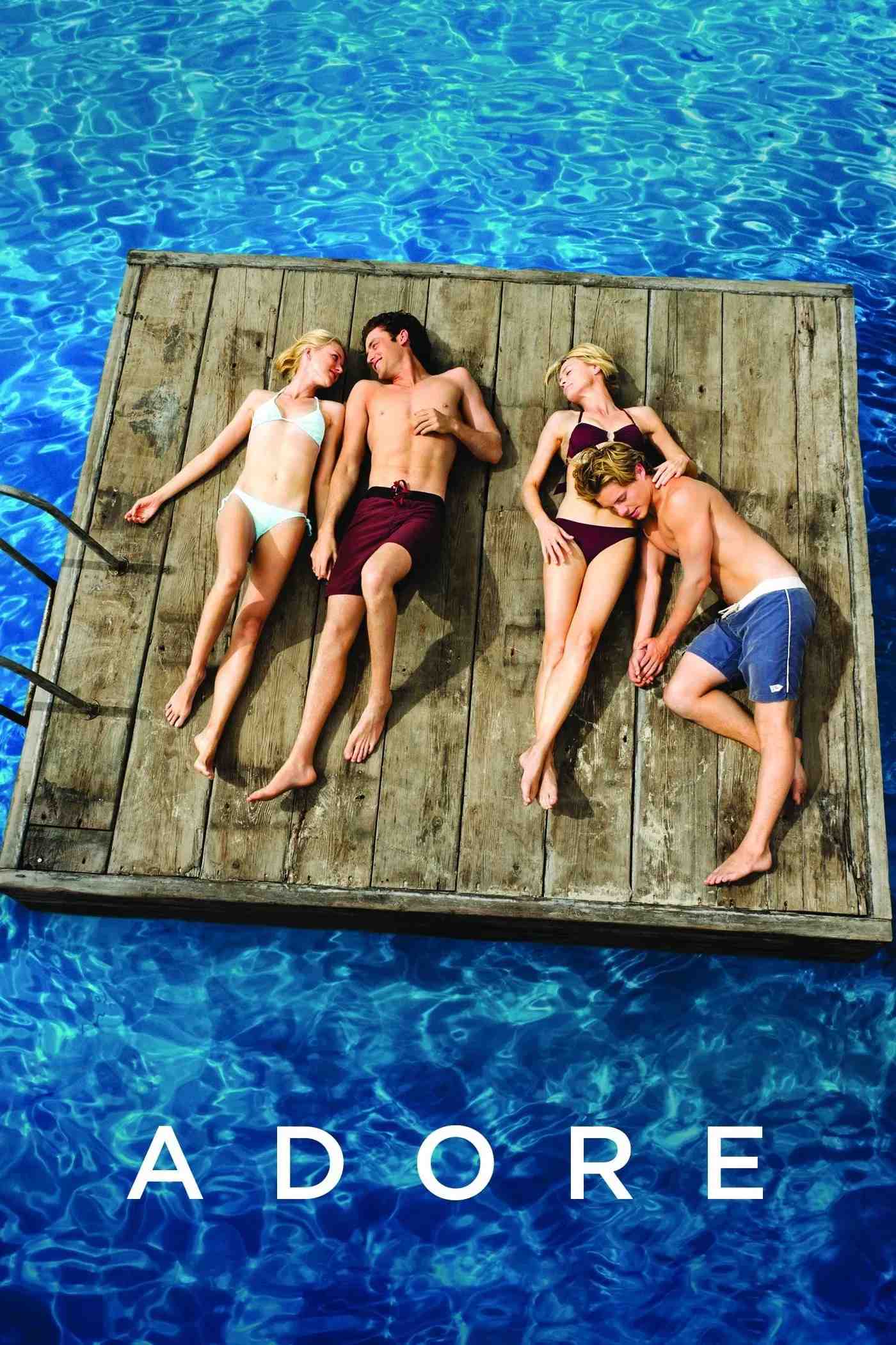 Poster chính thức của phim Phim Tâm Lý "Sắc Dục" (Adore - 2013), với sự tham gia của diễn viên Naomi Watts và Robin Wright.