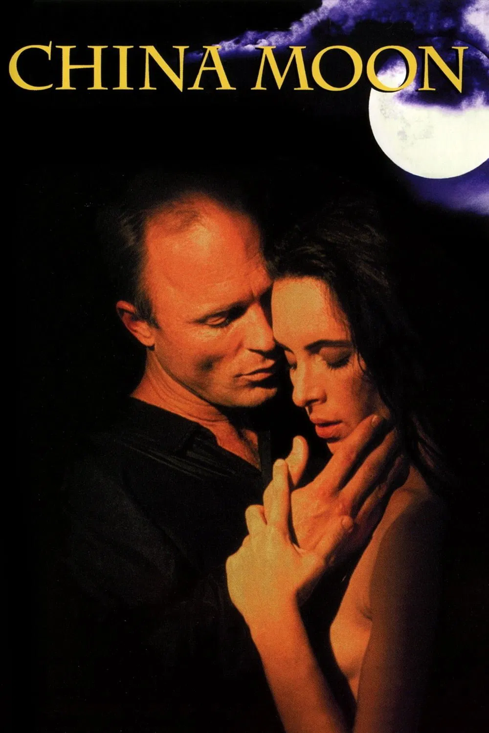 Poster chính thức của phim Phim Bí Ẩn, Phim Giật Gân "Sai Lầm Đáng Tiếc" (China Moon - 1994), với sự tham gia của diễn viên Ed Harris và Madeleine Stowe.