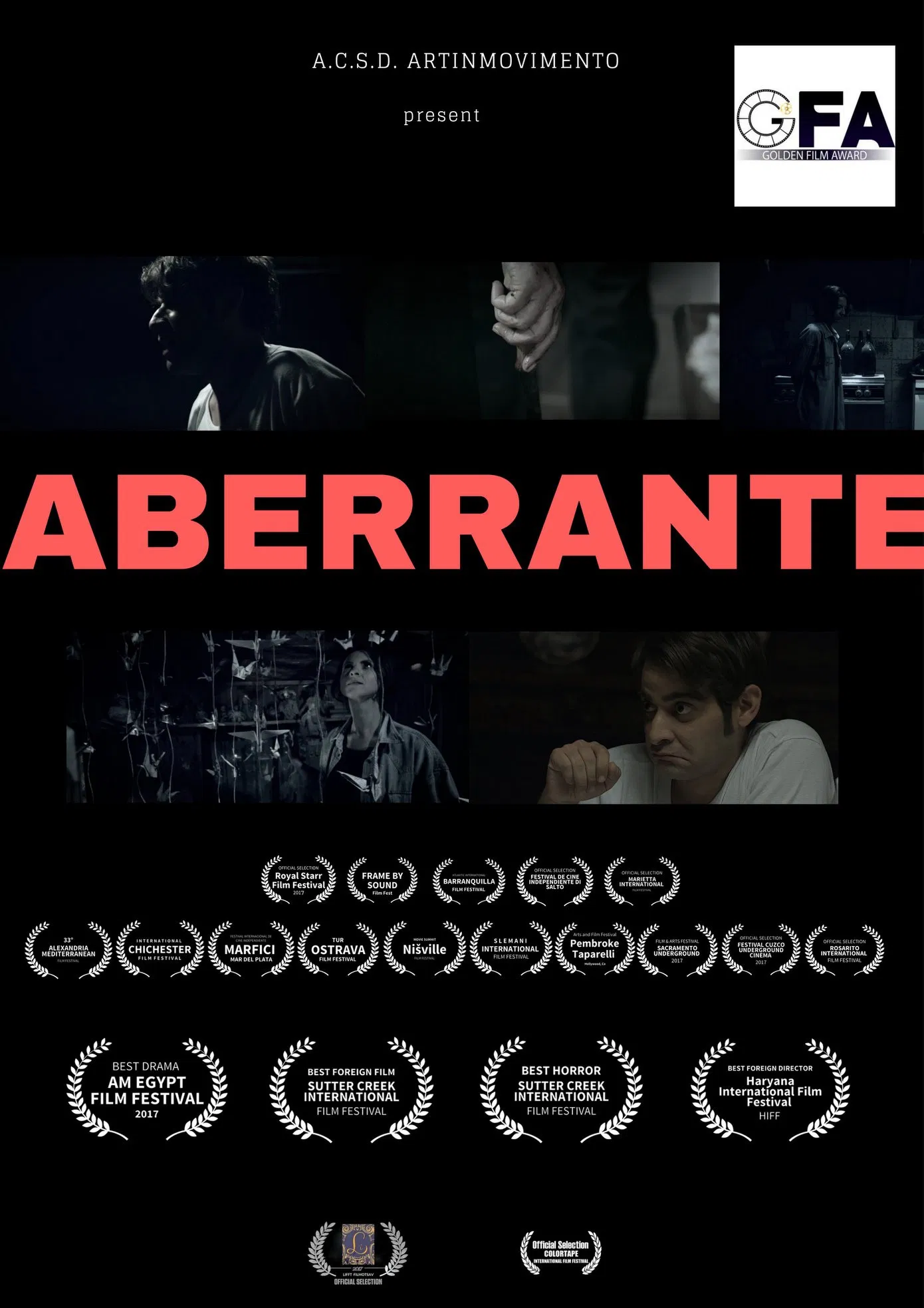 Poster chính thức của phim Phim Giật Gân "Sai Lầm Trả Giá" (Aberrant - 2016).