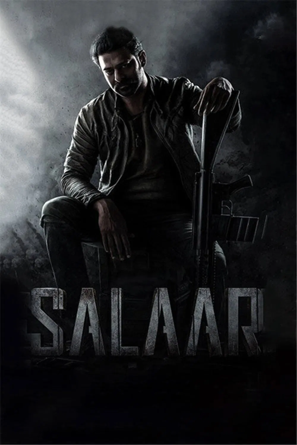 Poster chính thức của phim Phim Hành Động, Phim Hình Sự "Salaar: Phần 1 - Lệnh Ngừng Bắn" (Salaar: Part 1 - Ceasefire - 2023), với sự tham gia của diễn viên Prabhas và Prithviraj Sukumaran.