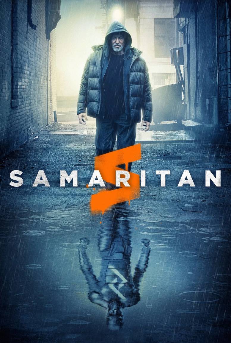 Poster chính thức của phim Phim Viễn Tưởng, Phim Hình Sự "Samaritan" (Samaritan - 2022), với sự tham gia của diễn viên Javon Walton và Sylvester Stallone.