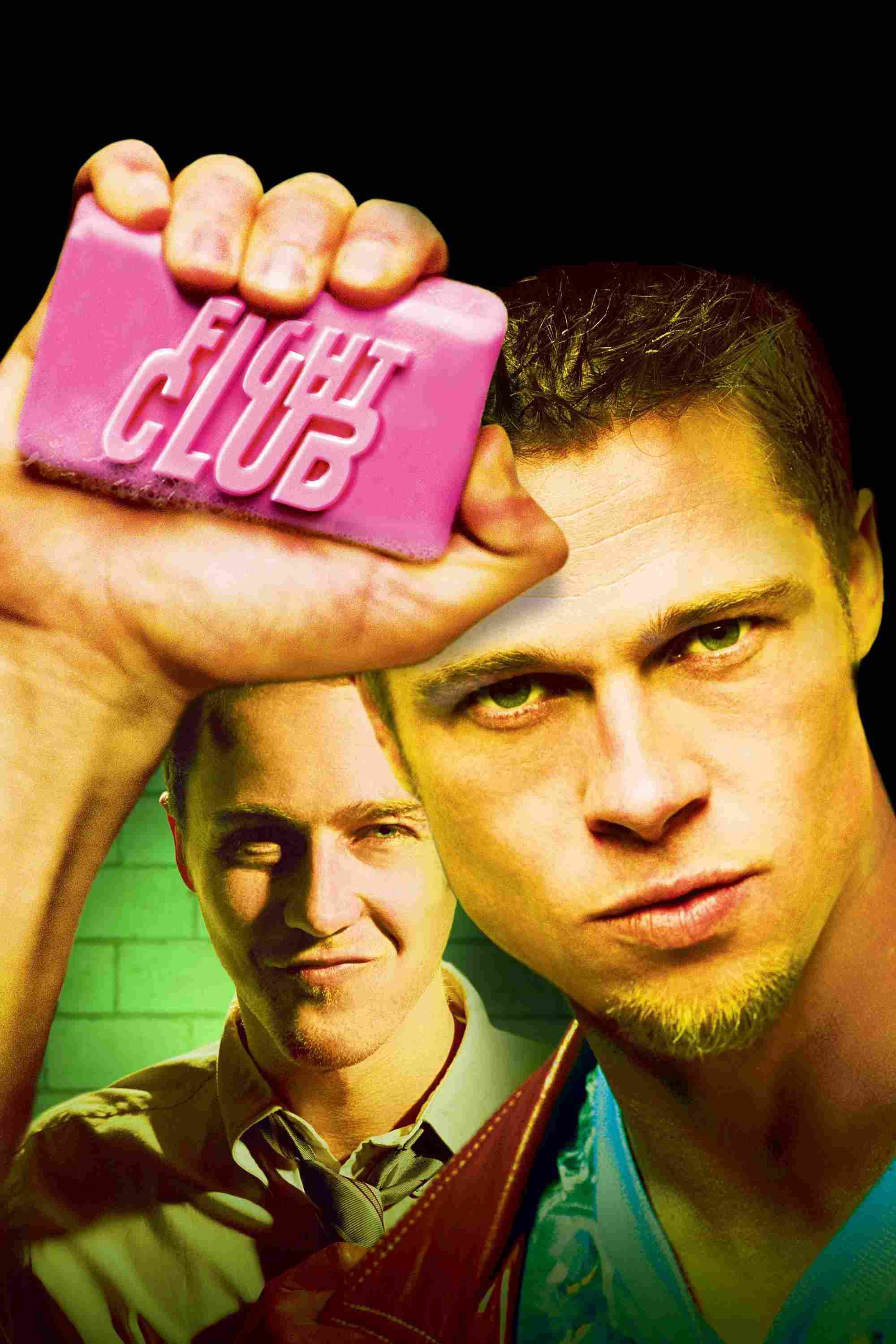 Poster chính thức của phim Phim Tâm Lý, Phim Giật Gân "Sàn Đấu Sinh Tử" (Fight Club - 1999), với sự tham gia của diễn viên Edward Norton và Brad Pitt.