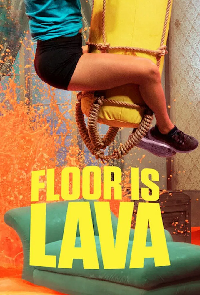 Poster chính thức của phim Truyền Hình Thực Tế, Phim Gia Đình "Sàn dung nham (Phần 2)" (Floor Is Lava - 2020), với sự tham gia của diễn viên Rutledge Wood.