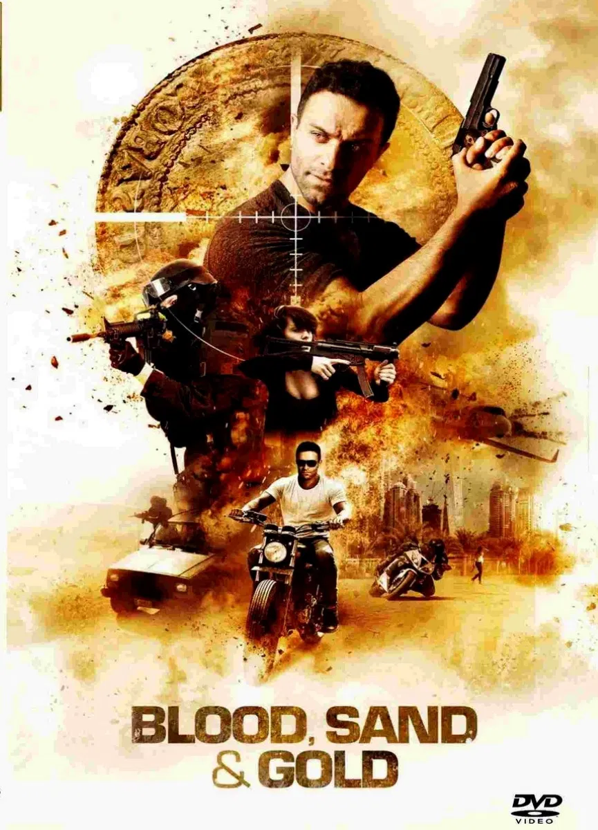 Poster chính thức của phim Phim Hành Động "Săn Lùng Báu Vật Cổ" (Blood, Sand & Gold - 2017), với sự tham gia của diễn viên Aaron Costa Ganis và Monica West.