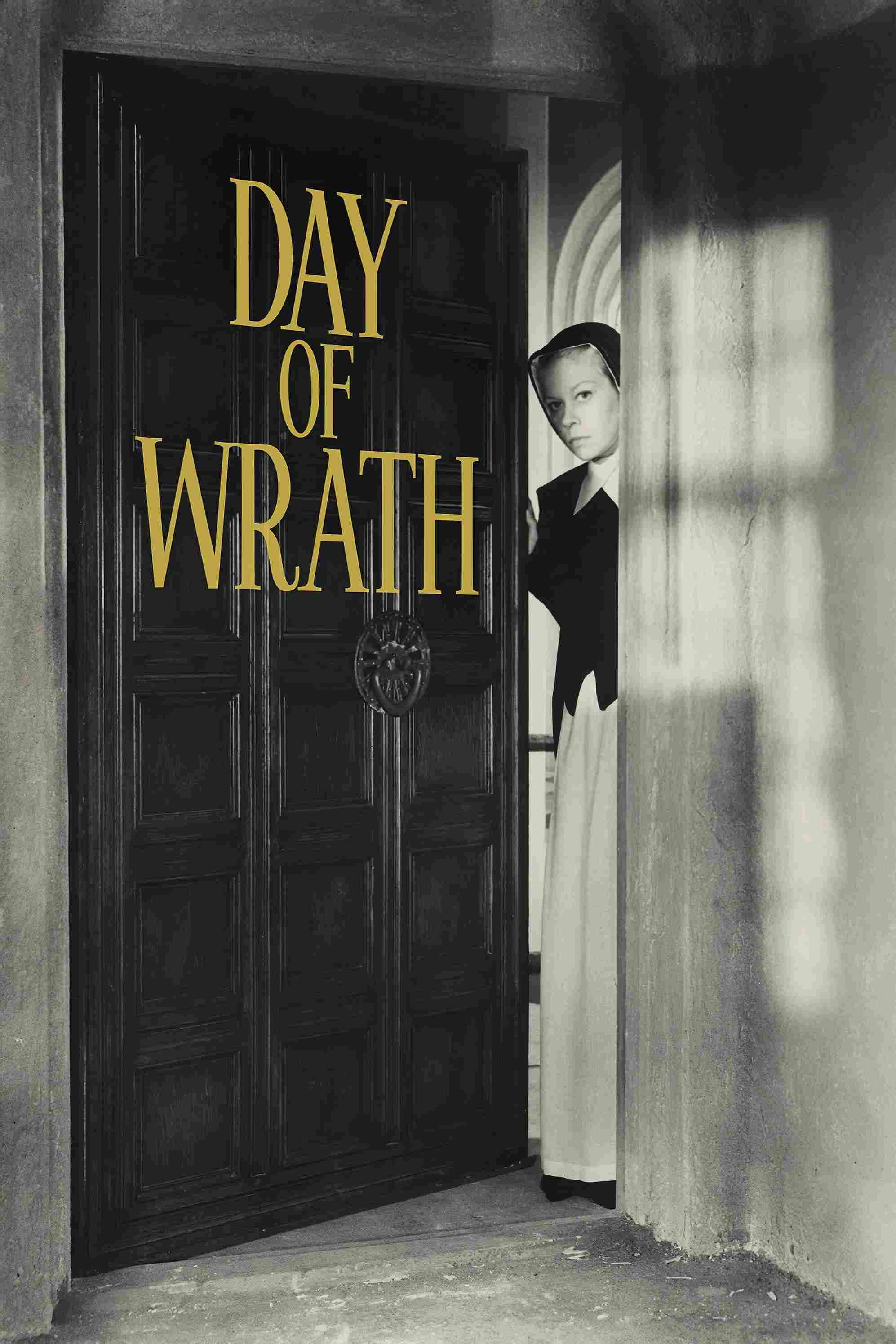 Poster chính thức của phim Phim Tâm Lý, Phim Lịch Sử "Săn Phù Thủy" (Day of Wrath - 1943), với sự tham gia của diễn viên Thorkild Roose và Lisbeth Movin.