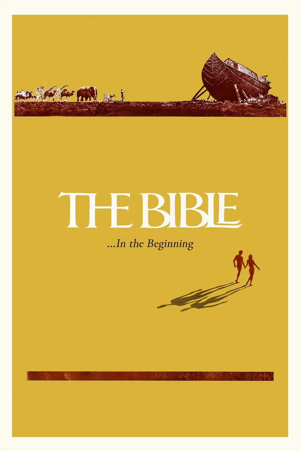 Poster chính thức của phim Phim Phiêu Lưu, Phim Lịch Sử "Sáng Thế Ký" (The Bible: In the Beginning... - 1966), với sự tham gia của diễn viên Michael Parks và Ulla Bergryd.