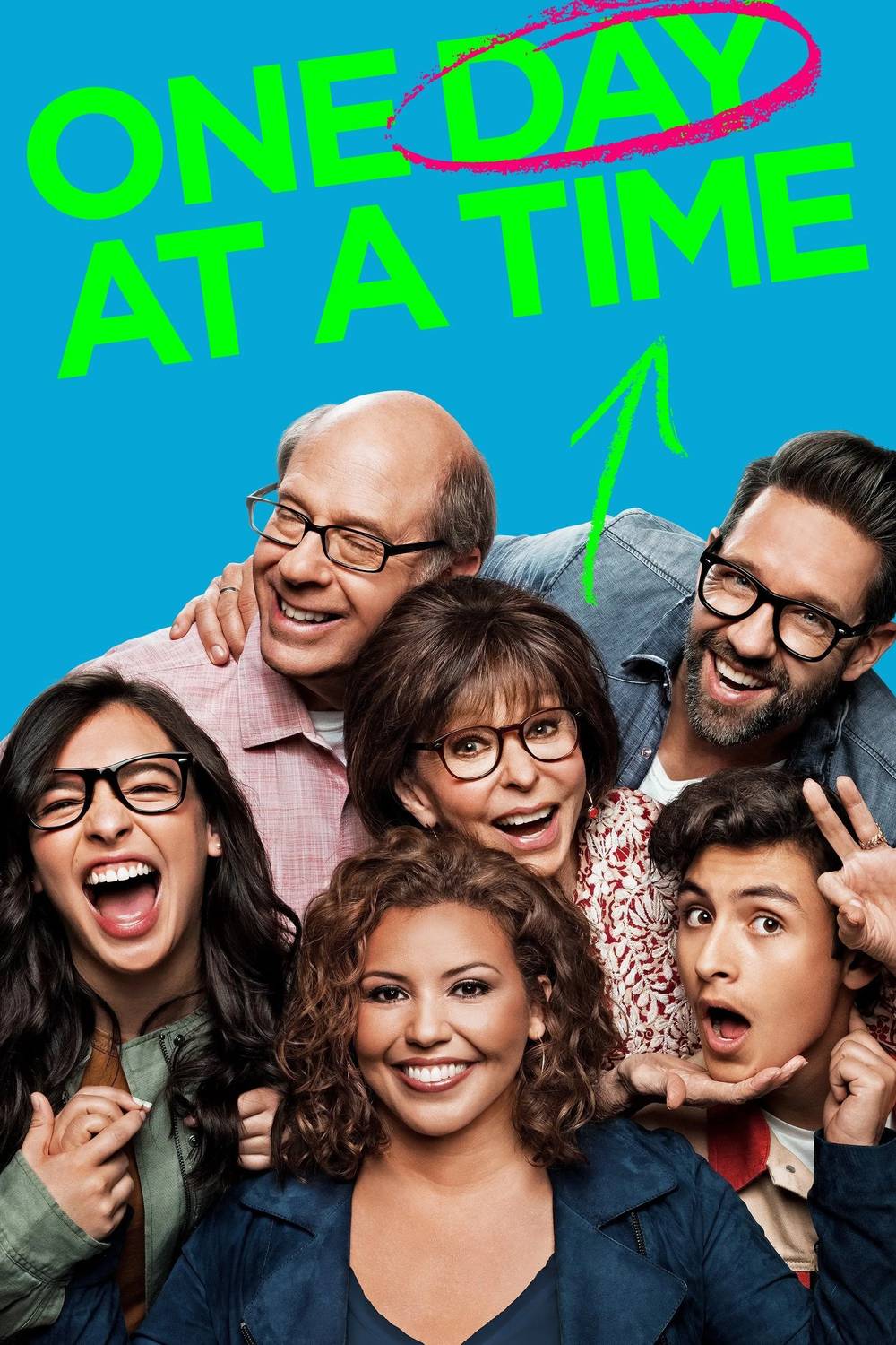 Poster chính thức của phim Phim Hài "Sao Phải Nghĩ (Phần 2)" (One Day at a Time - 2017), với sự tham gia của diễn viên Justina Machado và Rita Moreno.