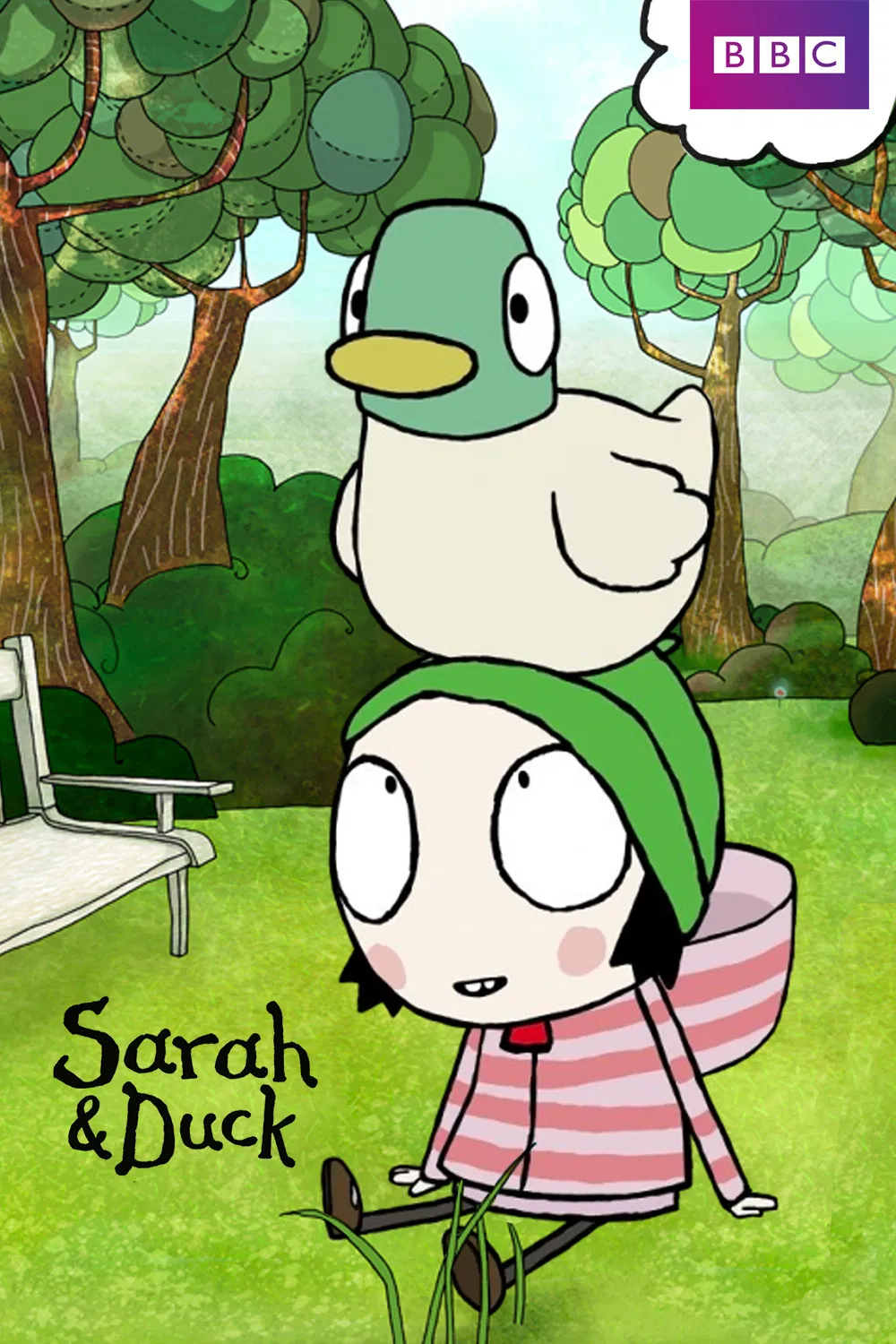 Poster chính thức của phim Phim Hoạt Hình, Phim Thiếu Nhi "Sarah và Vịt (Phần 3)" (Sarah & Duck - 2013), với sự tham gia của diễn viên Tasha Lawrence và Roger Allam.